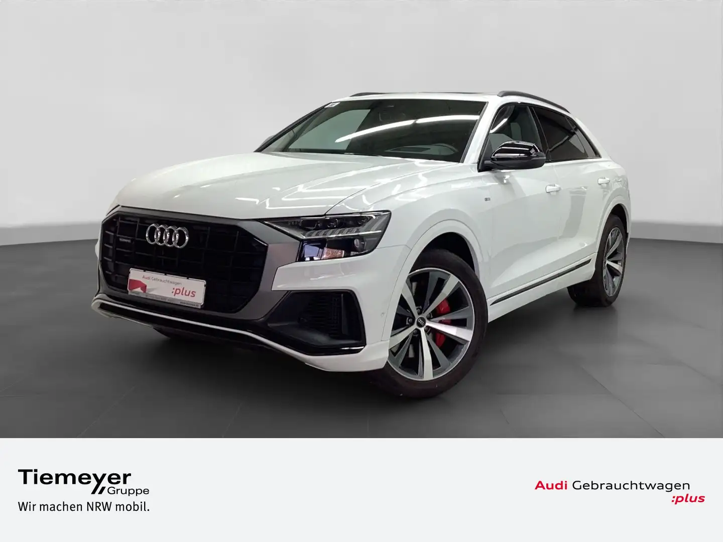 Audi Q8 55 TFSIe Q B&O OPS PANO LM21 Weiß - 1