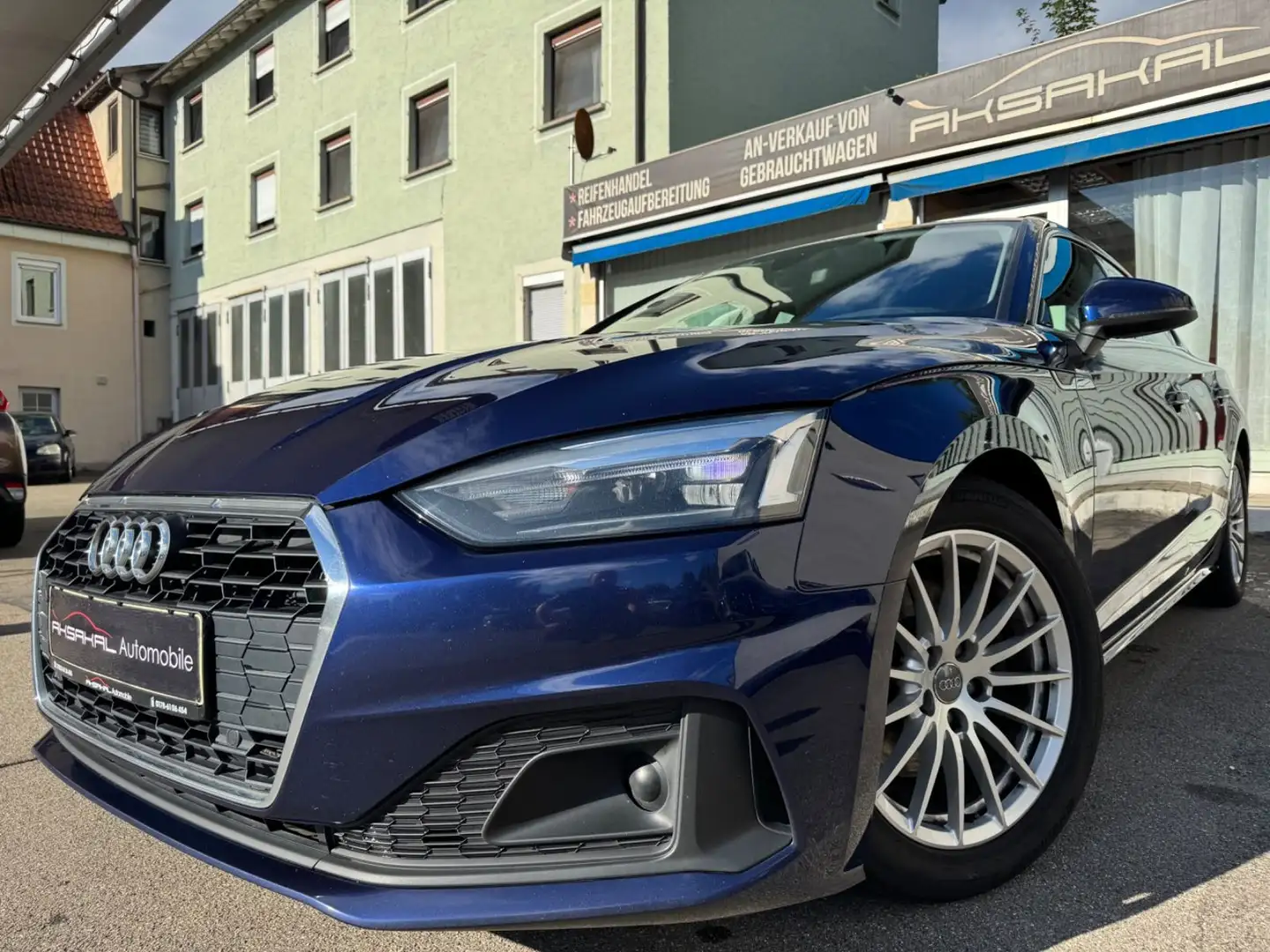 Audi A5 30 TDI Mild-Hybrid*S-Tronic*Sportback *LEDER* Blau - 1
