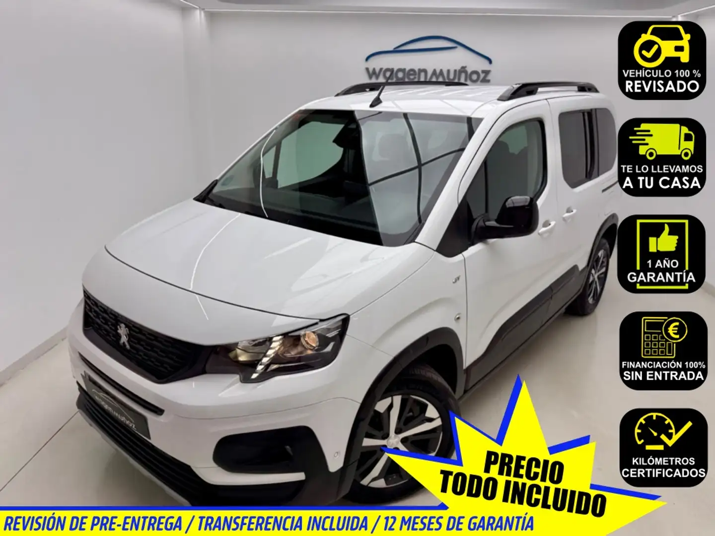 Peugeot Rifter 1.5BlueHDi S&S Standard GT 100 Blanco - 1