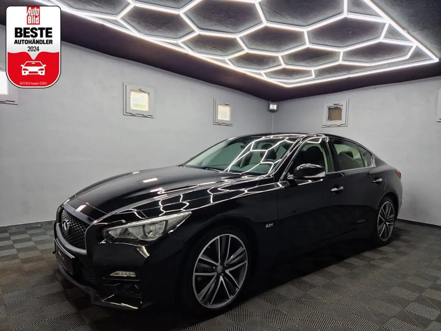 Infiniti Q50 2.2 d SPORT|AUTOM|PANO|LEDER|LED|360*GRAD|NAVI Negru - 1