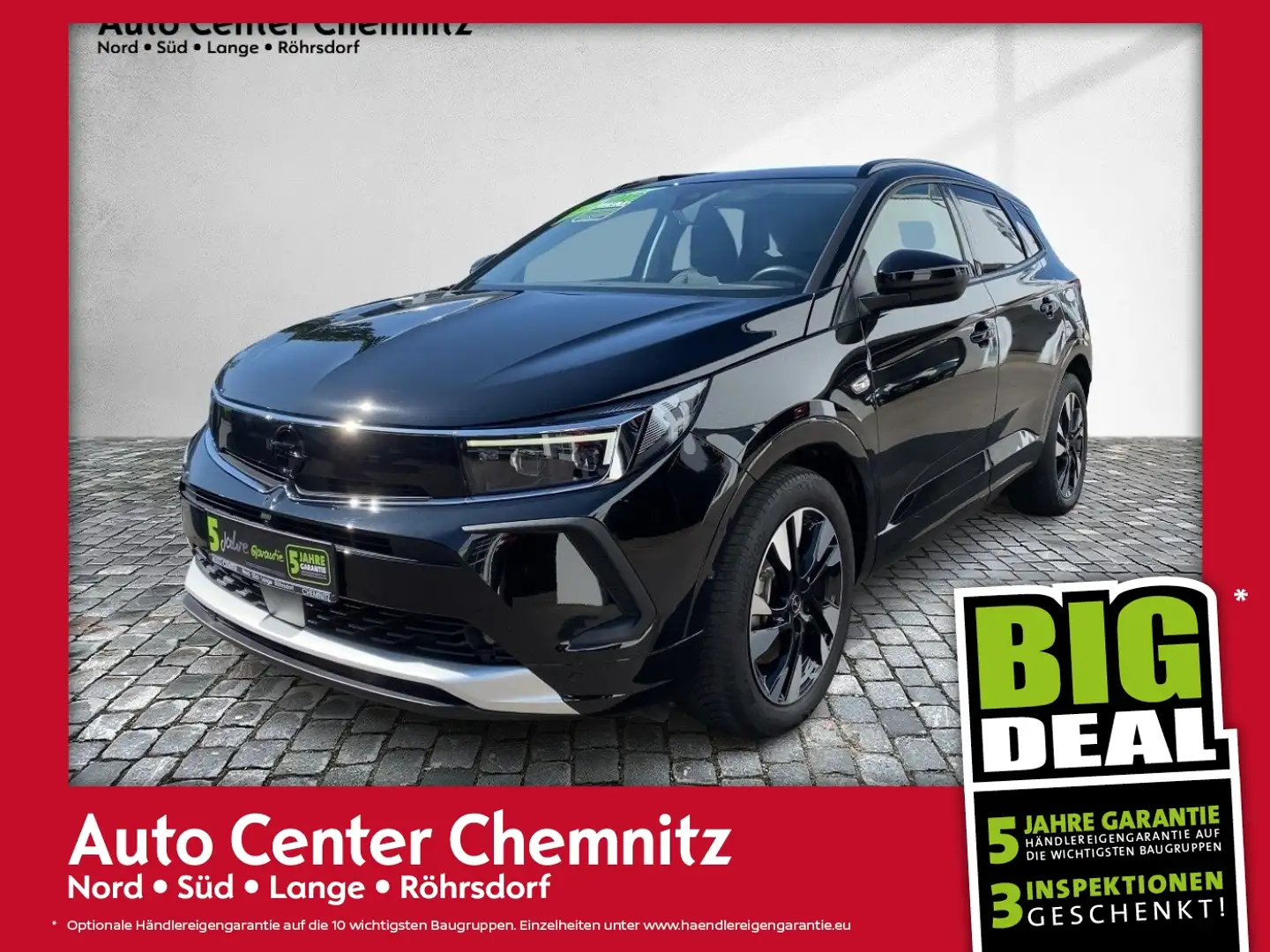 Opel Grandland AT8 Hybrid Ultimate Matrix/Leder/360° Noir - 1