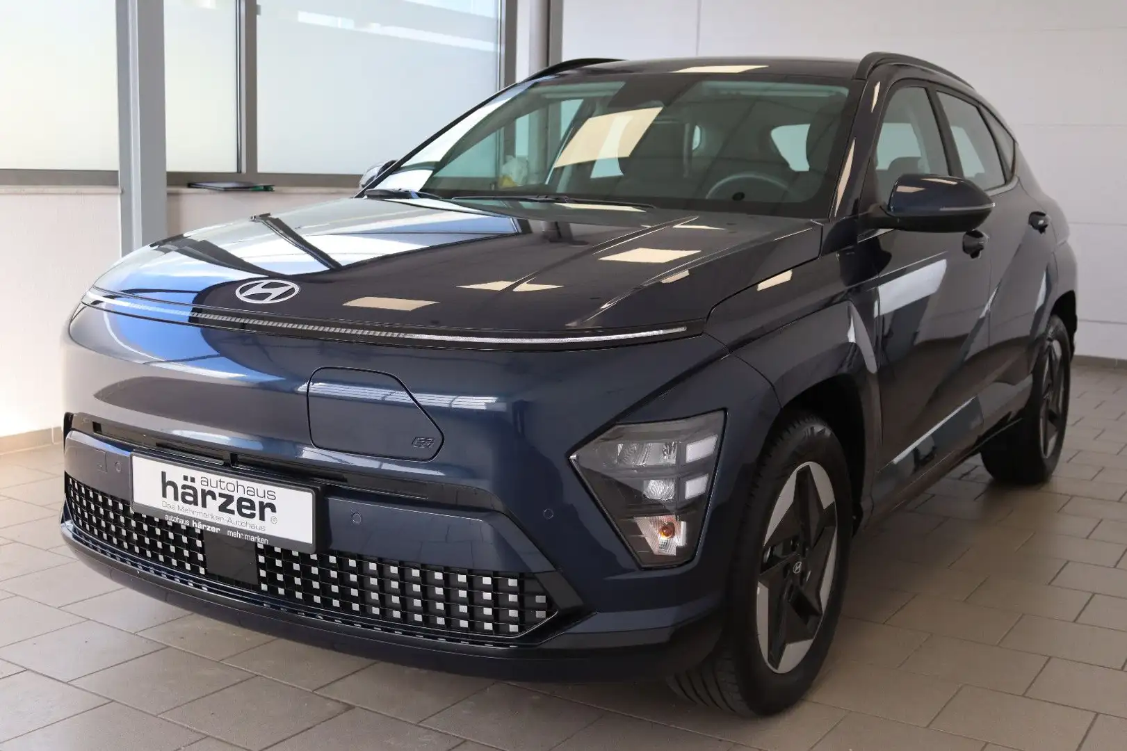 Hyundai Kona Elektro 2WD *LED*NAV*RFK*ACC*PDC*Klimaaut.* Синій - 2