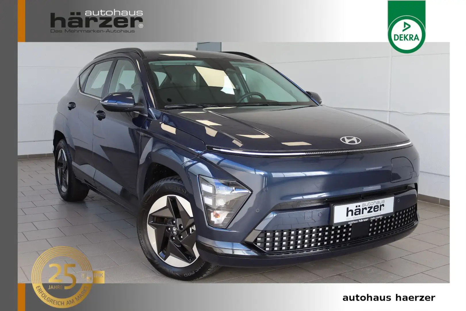 Hyundai Kona Elektro 2WD *LED*NAV*RFK*ACC*PDC*Klimaaut.* Синій - 1