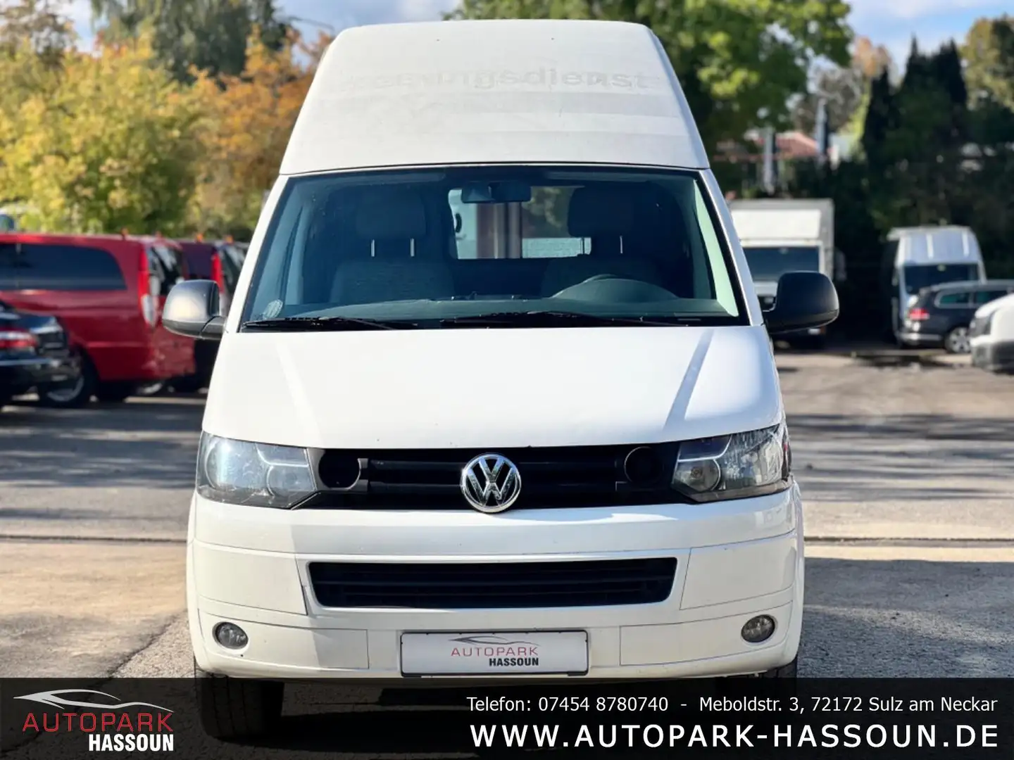 Volkswagen T5 Transporter T5 Kasten-Kombi lang TÜV 10/25 3-Sitz. Klima Weiß - 2