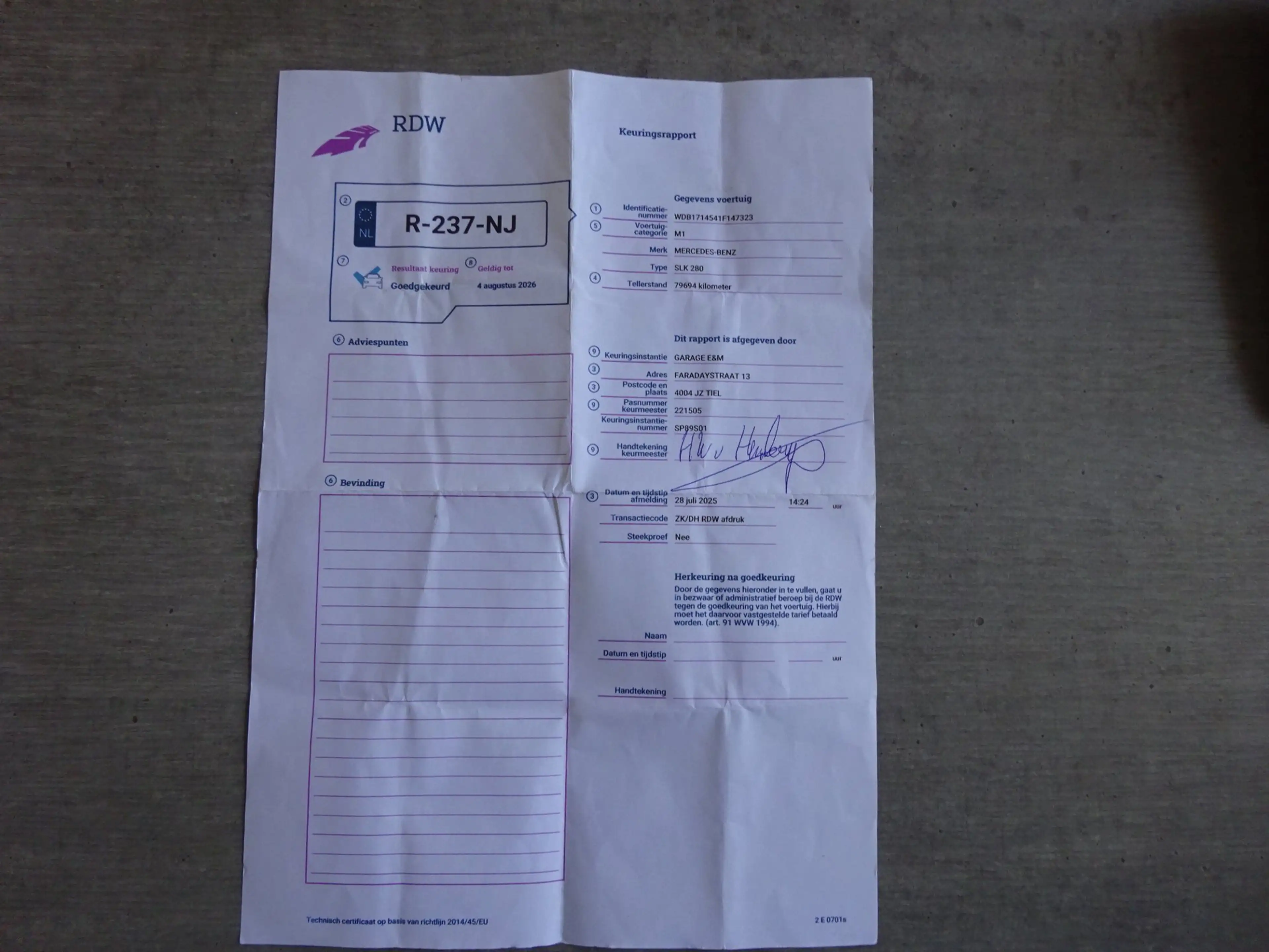 Mercedes-Benz SLK 280 DESIGNO, Elektrische cabriokap, Climate controle, — photo 27