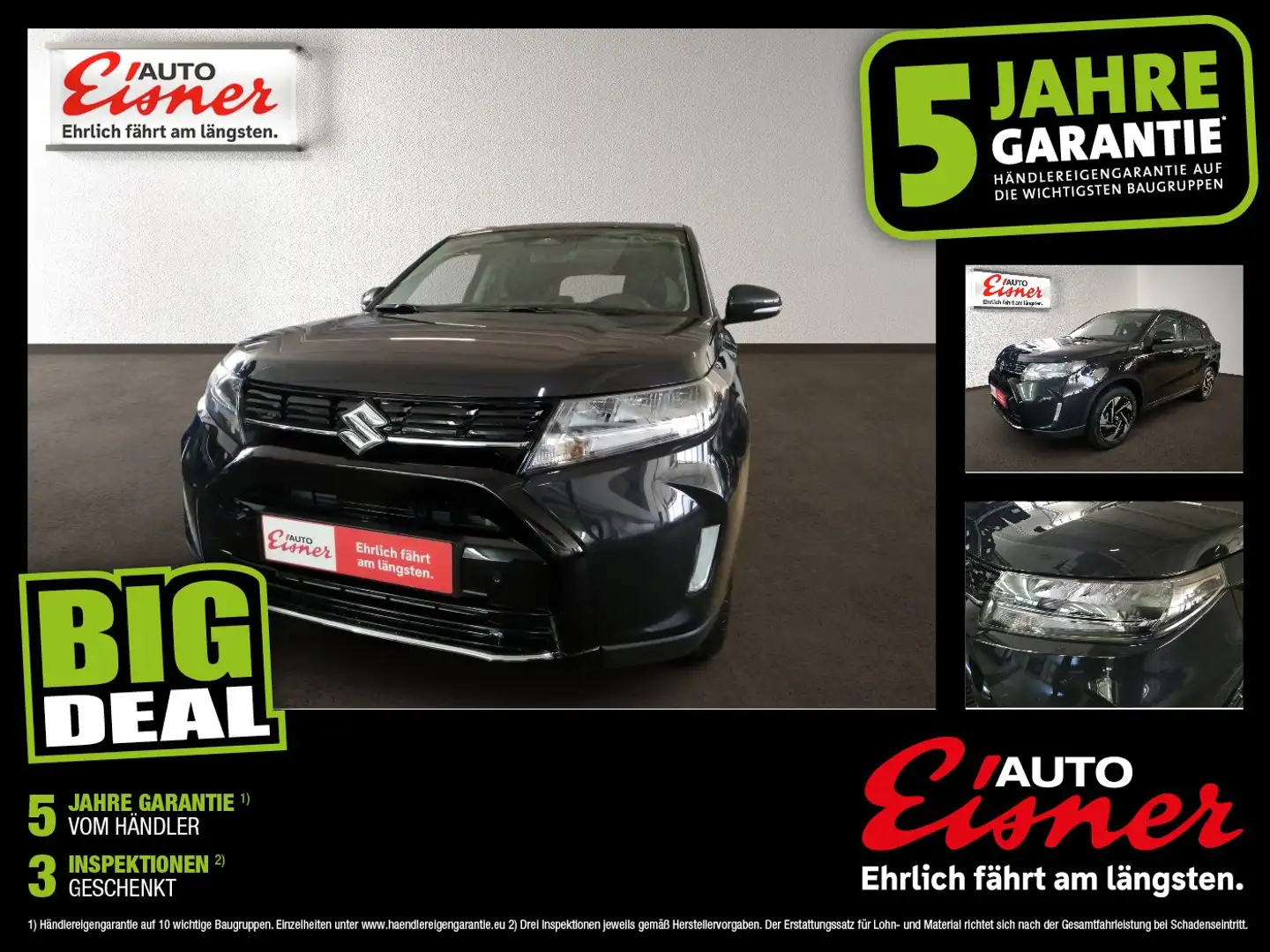 Suzuki Vitara DITC 1.4 Boosterjet Flash Allgrip ACC AUT Schwarz - 1