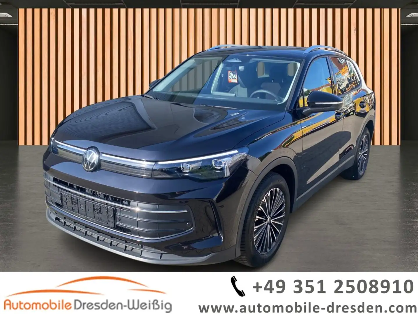 Volkswagen Tiguan 1.5 eTSI Life*LED+*Navi*Akustikglas Zwart - 1