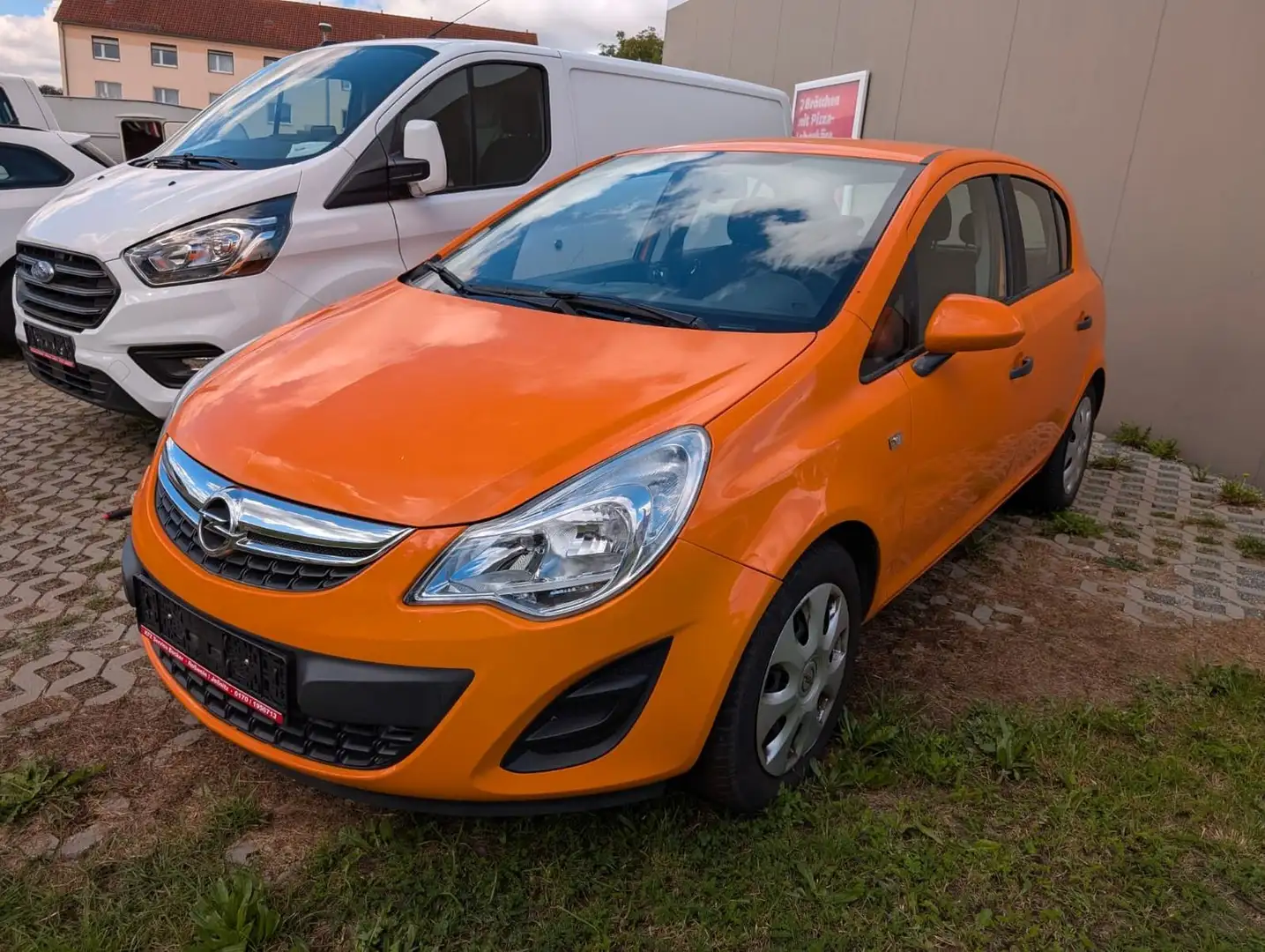 Opel Corsa D Edition Klima 41.000 km Reifen neu Orange - 2