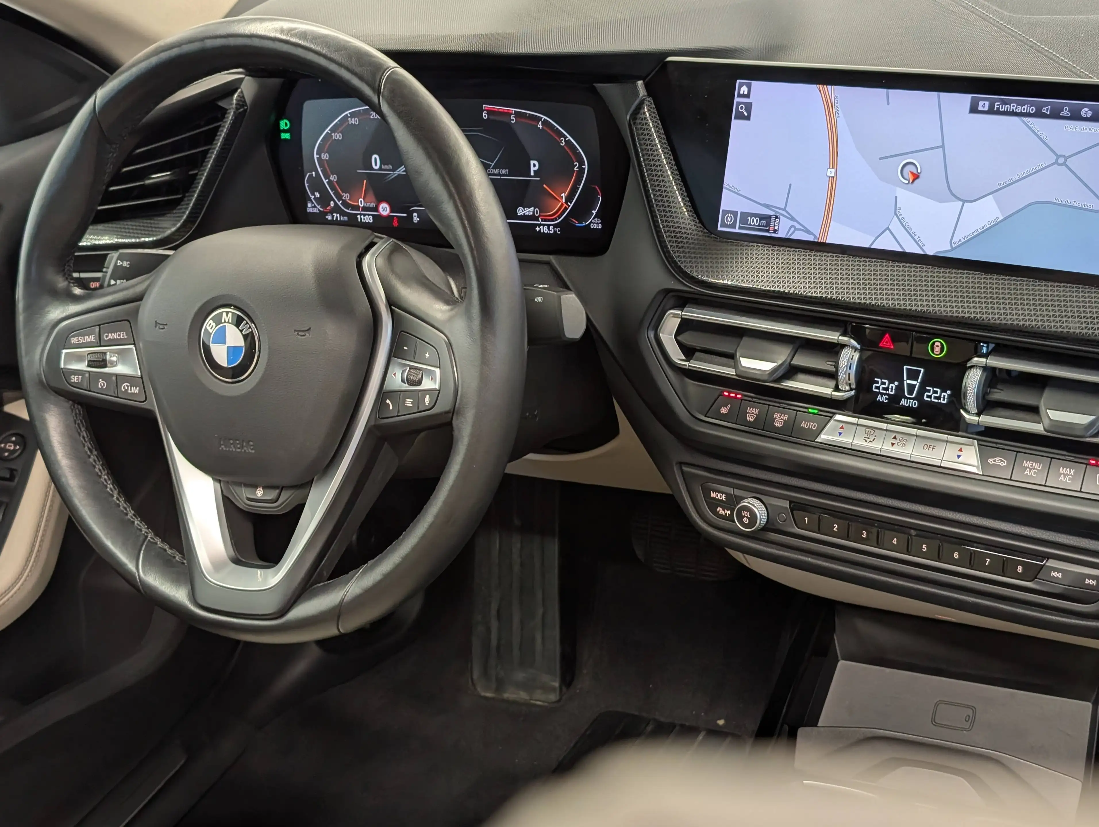 BMW 216 dA GranCoupé Luxury TOIT PANO-CUIR SPORT-DIGITAL-NAVIPRO-LED — photo 9