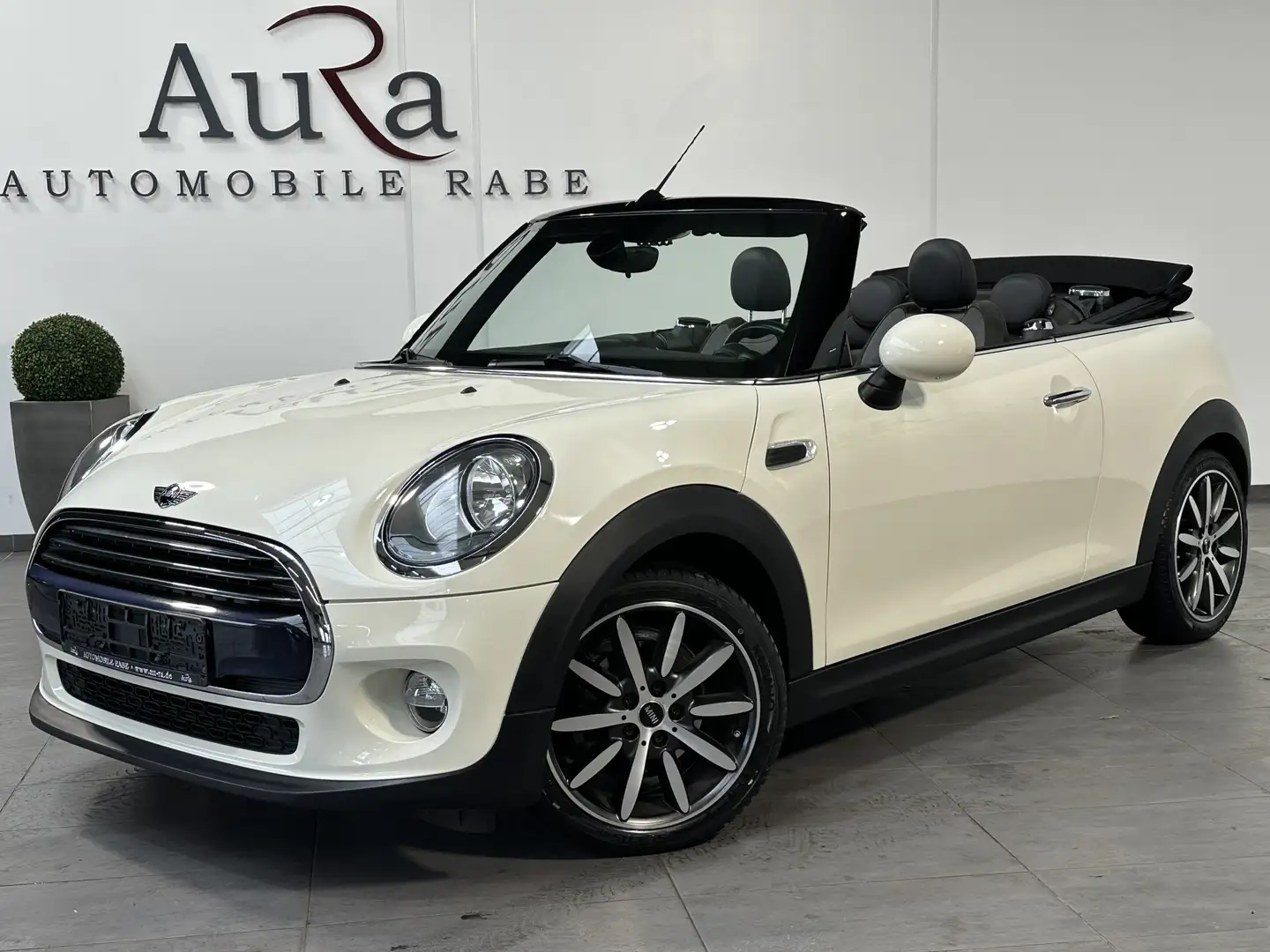 MINI Cooper Cabrio Pepper NAV+SHZ+PDC+TEMPO+17ZO+2HD Blanc - 1