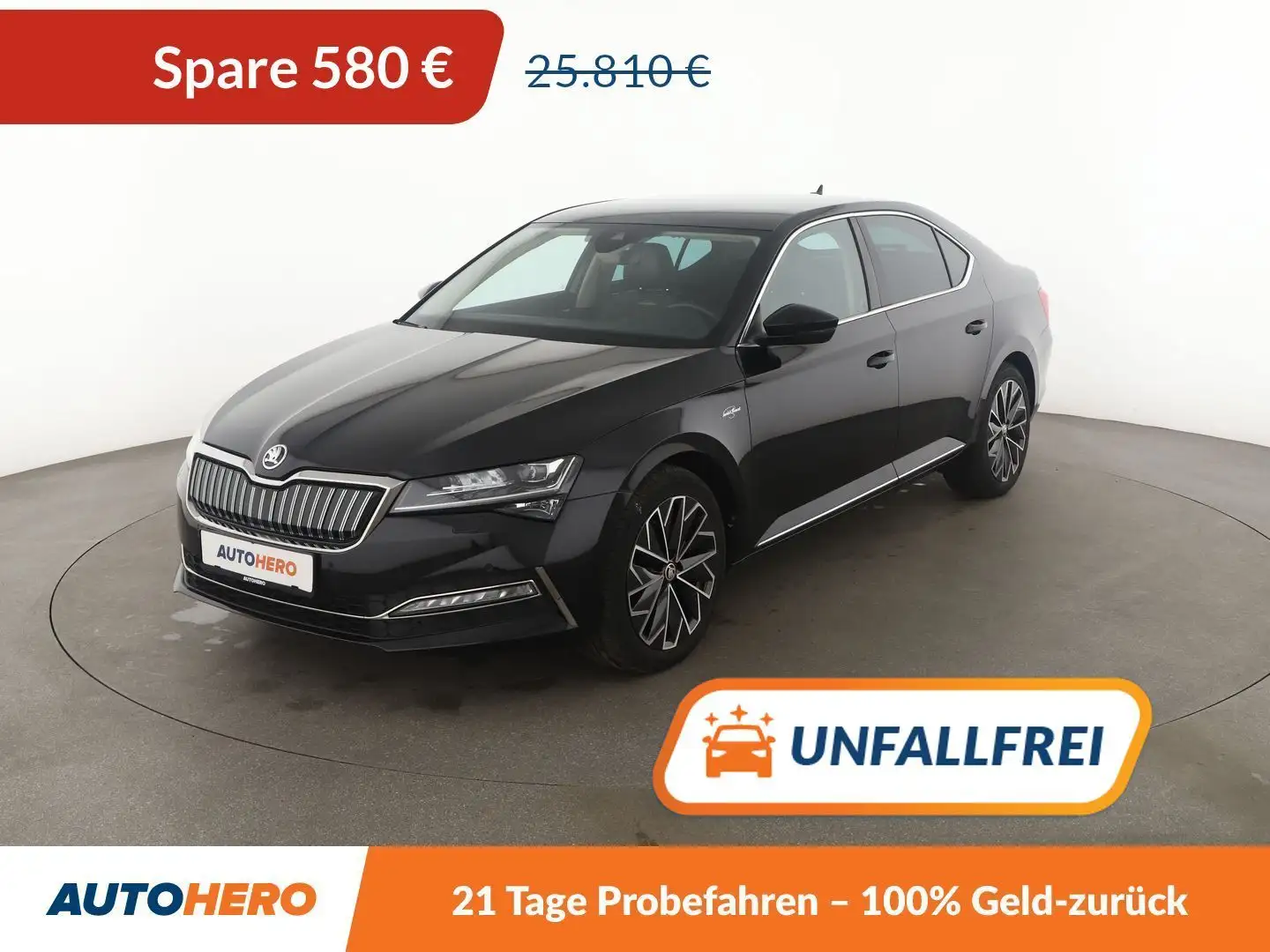 Skoda Superb 1.4 Plug-in Hybrid L&K iV Aut.*NAVI*TEMPO*CAM*PDC* Schwarz - 1