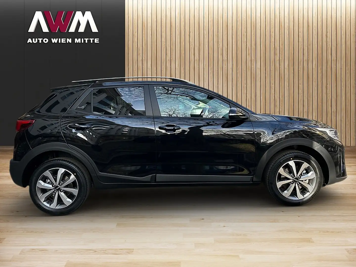 Kia Stonic 1,2 DPI ISG Silber| AUTO WIEN MITTE Zwart - 2