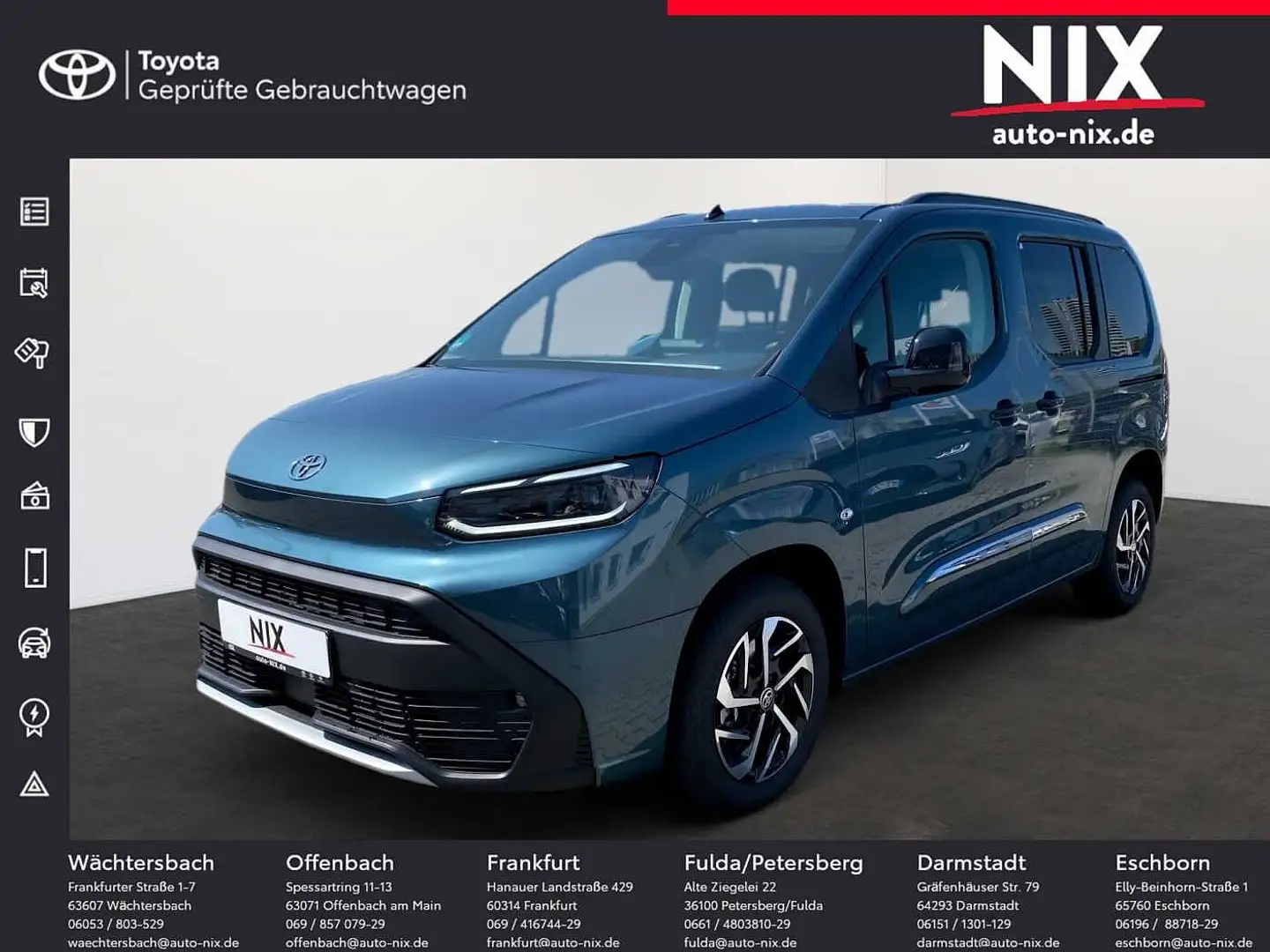 Toyota Proace City Verso Electric L1 Teamplayer 50 kWh Blau - 1