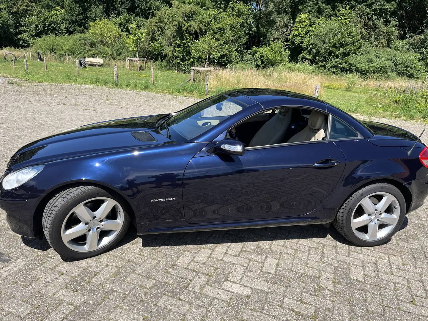 Mercedes-Benz SLK 200 SLK200 kompressor Blauw - 1
