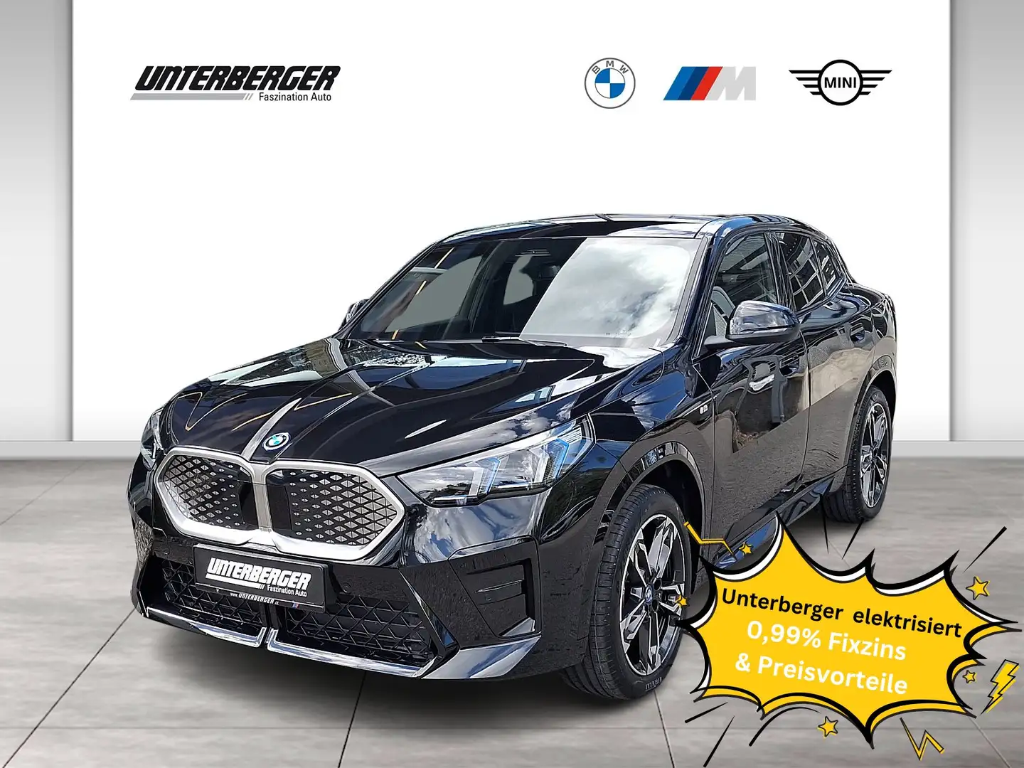 BMW iX2 eDrive20 *0,99% Fixzins Leasing* M Sportpaket // A Noir - 1