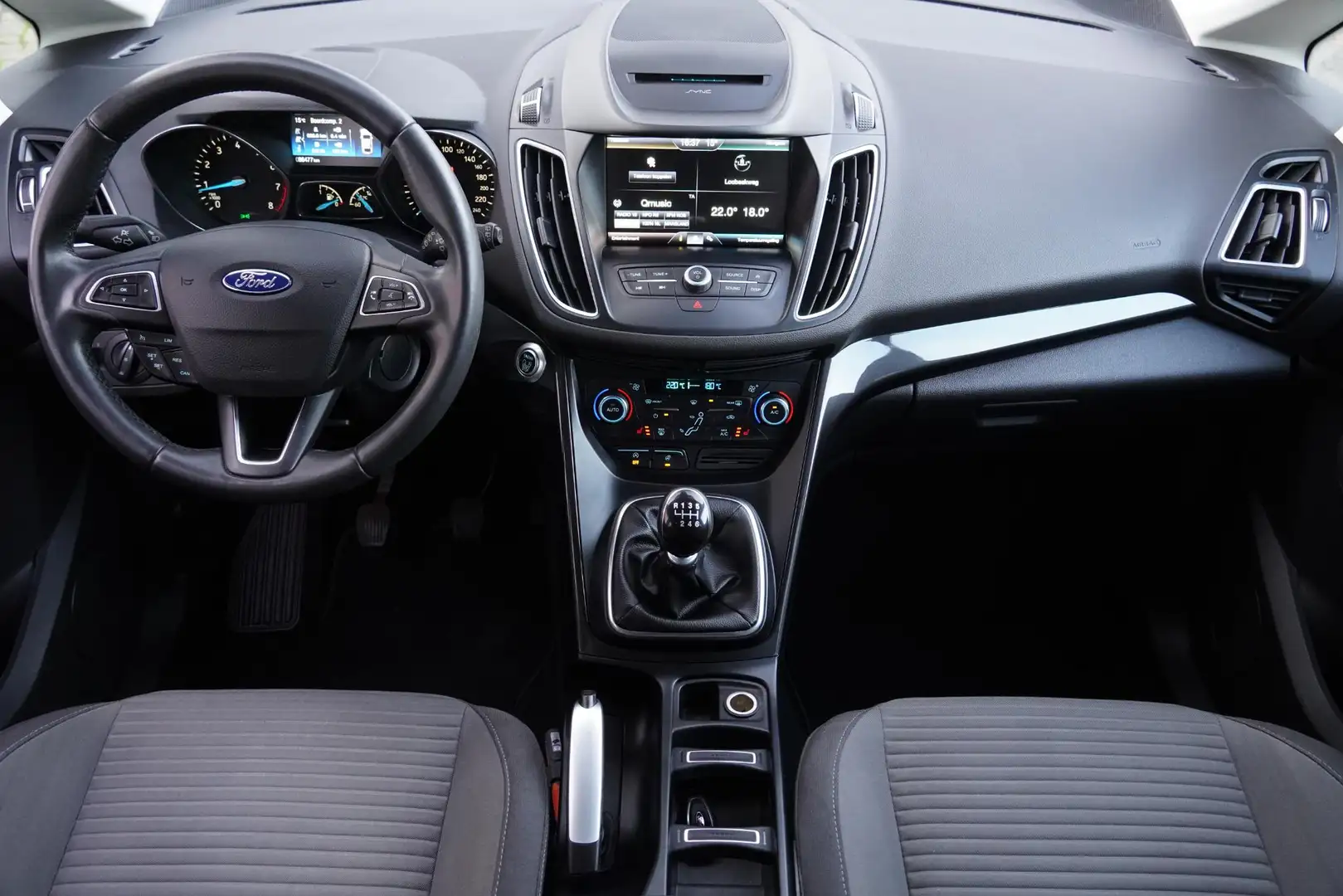 Ford C-Max 1.0 Titanium Navi Cruise PDC Nieuwe Distributierie Zwart - 2