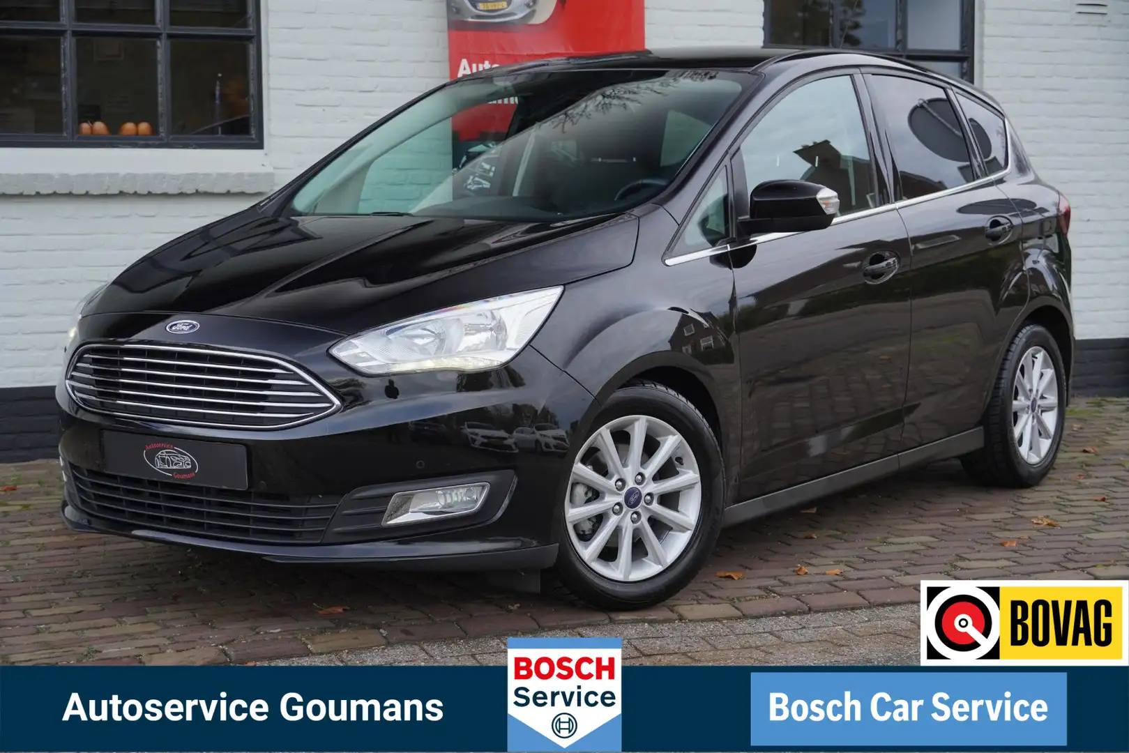 Ford C-Max 1.0 Titanium Navi Cruise PDC Nieuwe Distributierie Zwart - 1