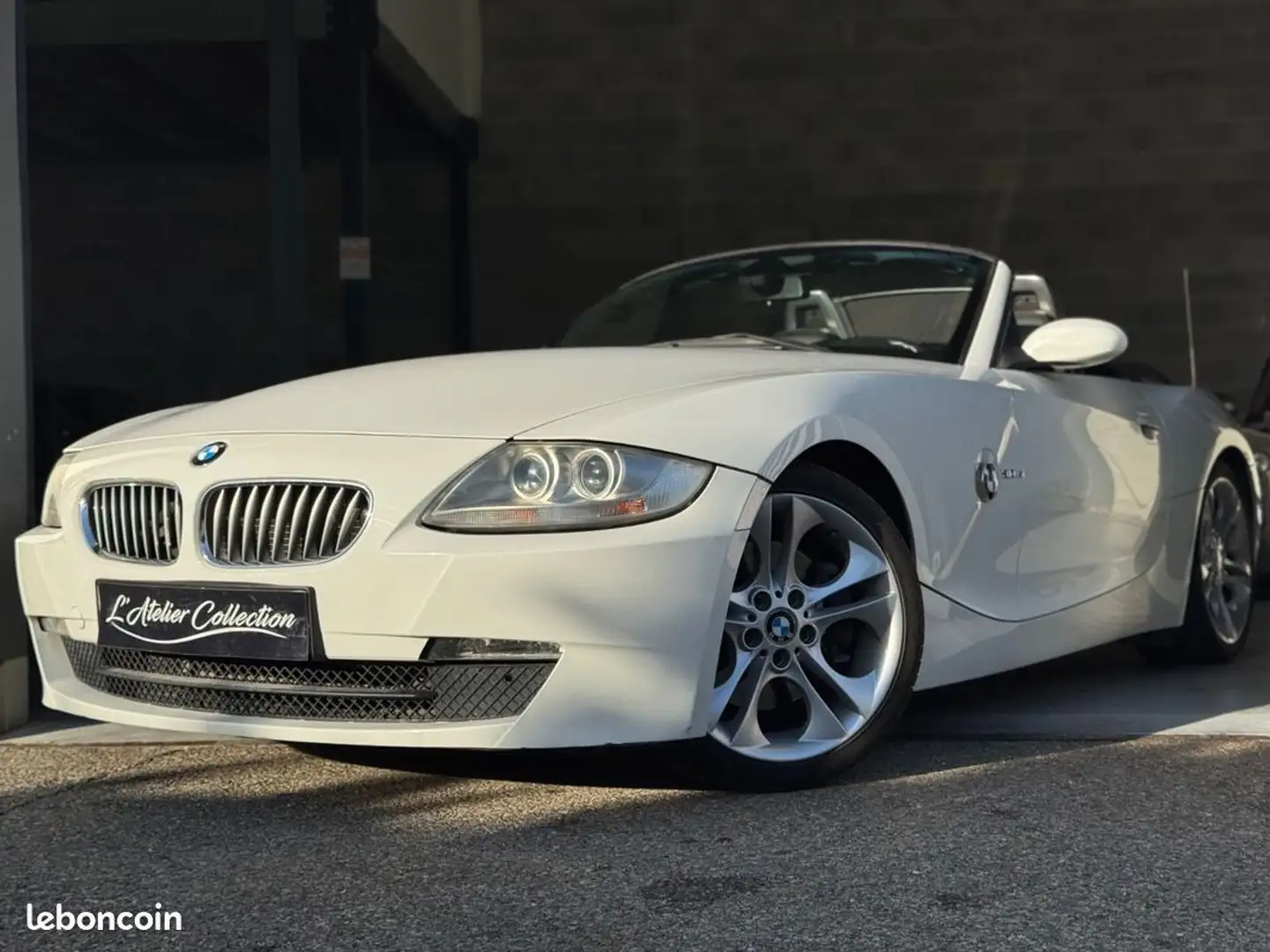 BMW Z4 B.M.W. Roadster 3.0si 265cv BVA BLANC ALPINEWEISS SIEGES CHAUFFANTS GARANTIE 12 MOIS Wit - 1