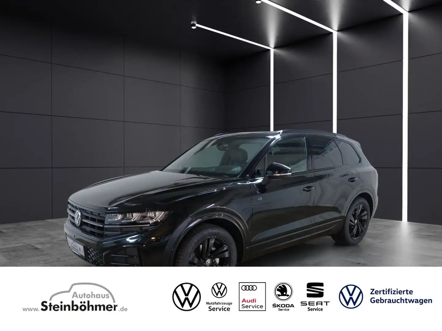 Volkswagen Touareg R-Line 3.0 TDI AHK Pano BlackStyle 20" IQ. Schwarz - 1