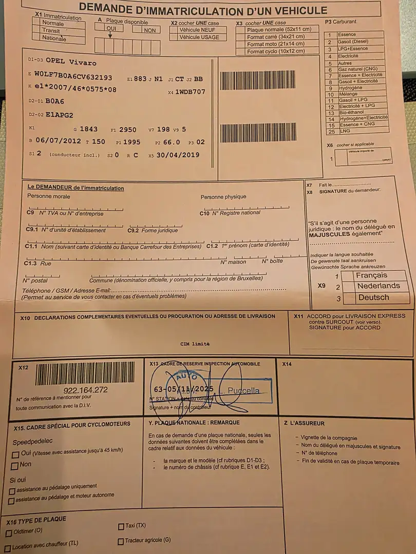 Opel Vivaro 2.0 CDTi L1H1 Heavy Duty DPF (EU5)*PROCHE DU NEUF* Wit - 1