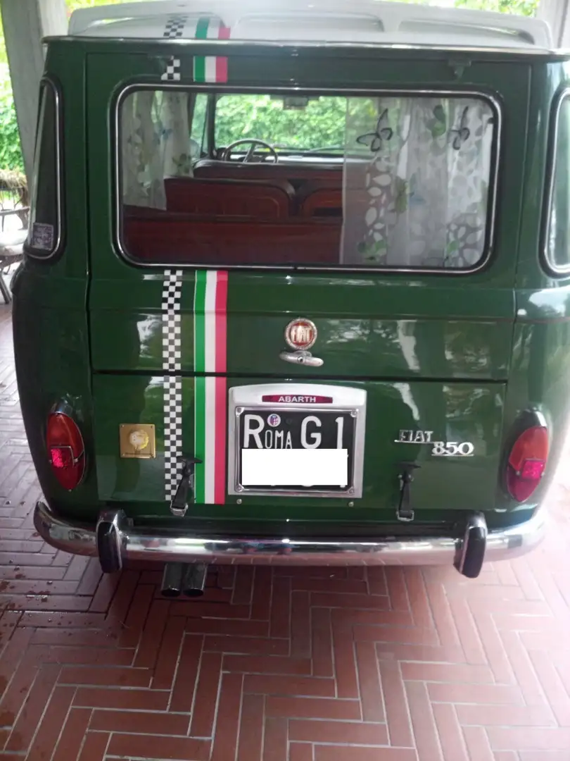 Fiat 850 Familiare Verde - 2