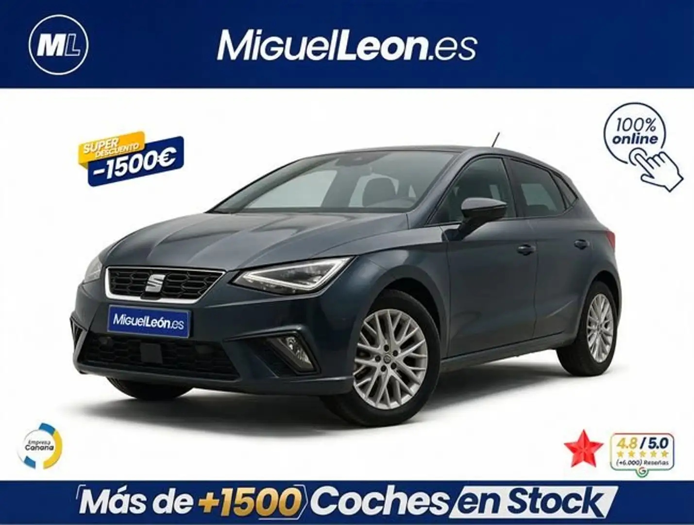 SEAT Ibiza 1.0 TSI 85kW (115CV) FR Salta Gris - 1