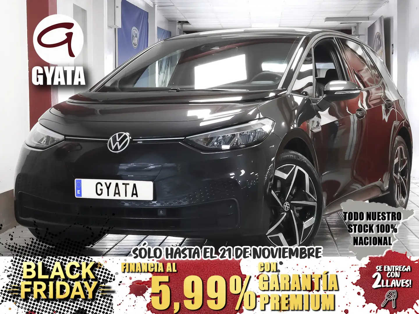 Volkswagen ID.3 Pro 150kW 62kWh Grau - 1