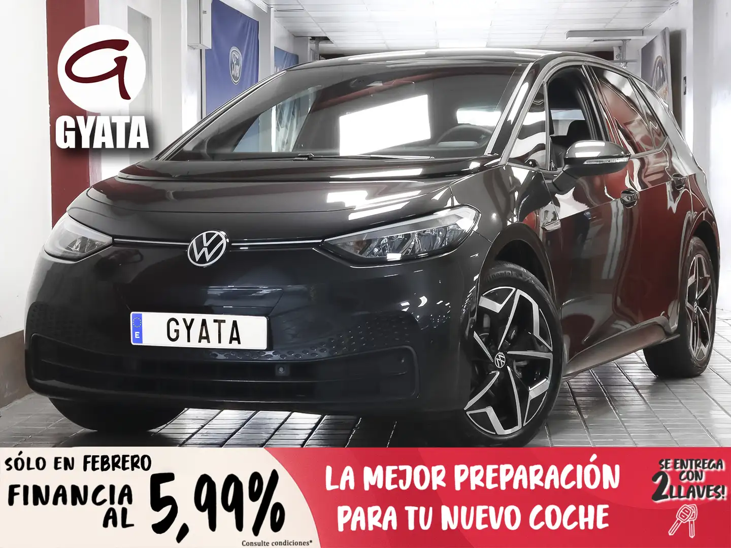 Volkswagen ID.3 Pro 150kW 62kWh Gris - 1