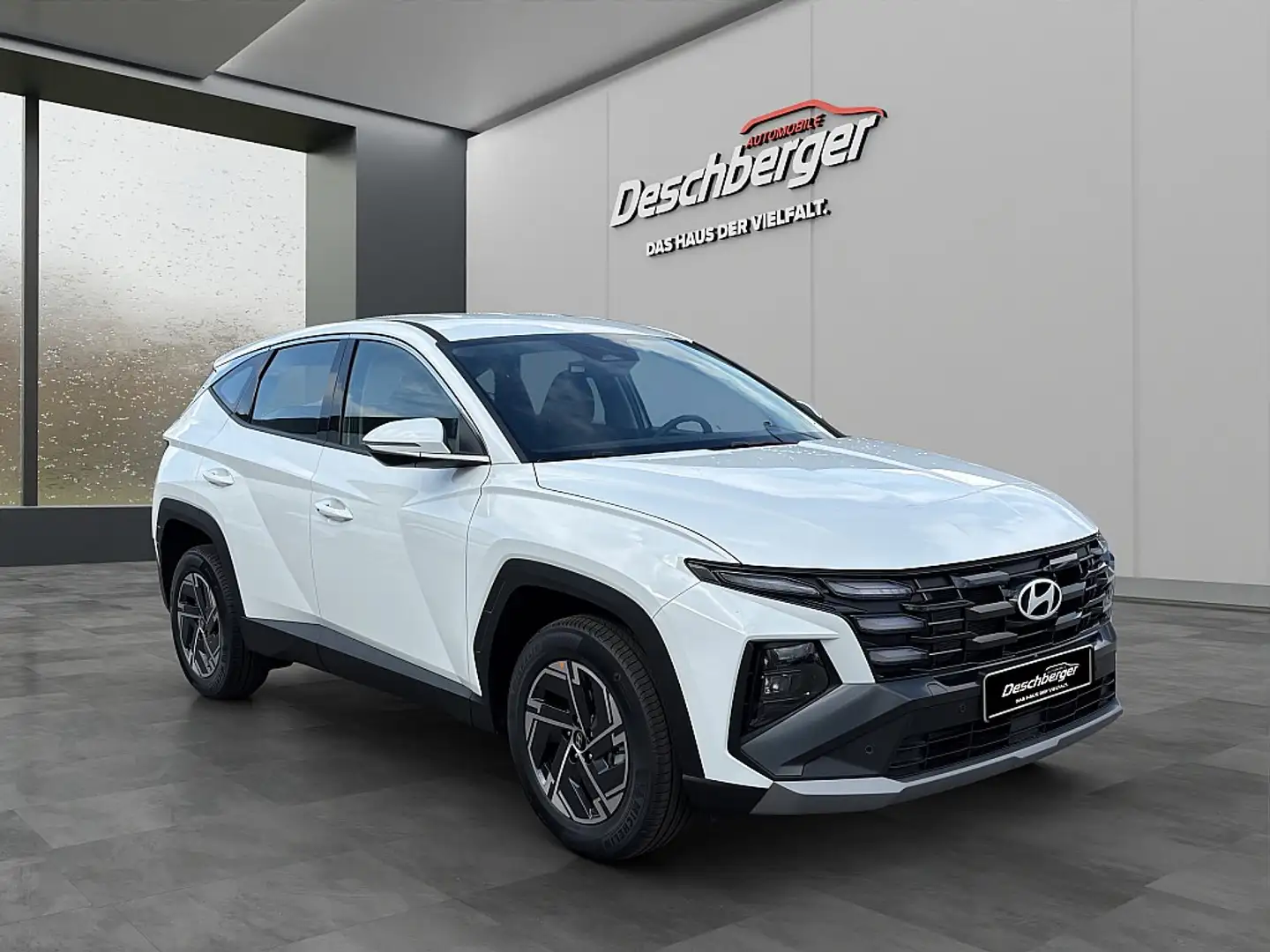Hyundai TUCSON Tucson 1,6 T-GDI HEV 2WD Smart Line Aut. Weiß - 2