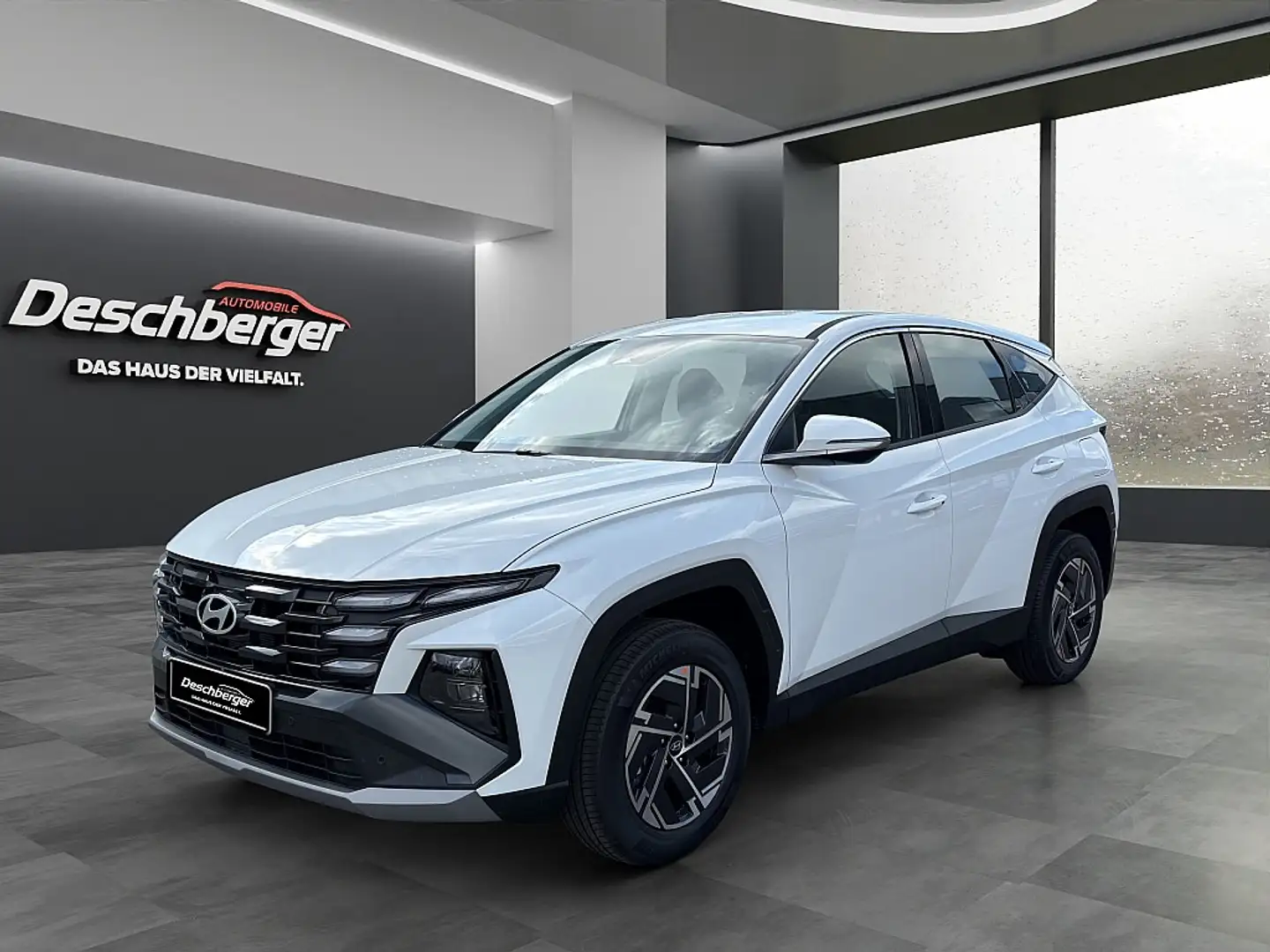Hyundai TUCSON Tucson 1,6 T-GDI HEV 2WD Smart Line Aut. Weiß - 1