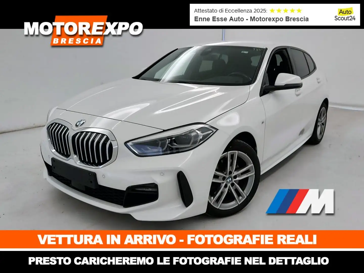 BMW 118 i 140cv M Sport Steptronic Auto Shadow Line Black Bianco - 1