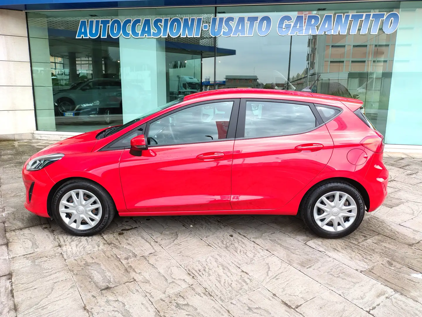 Ford Fiesta Fiesta 5p 1.0 ecoboost hybrid Connect s Rouge - 2