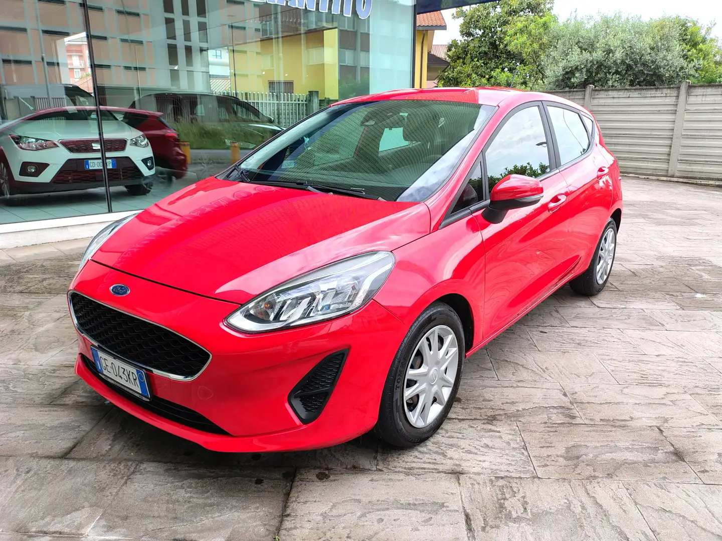 Ford Fiesta Fiesta 5p 1.0 ecoboost hybrid Connect s Rouge - 1