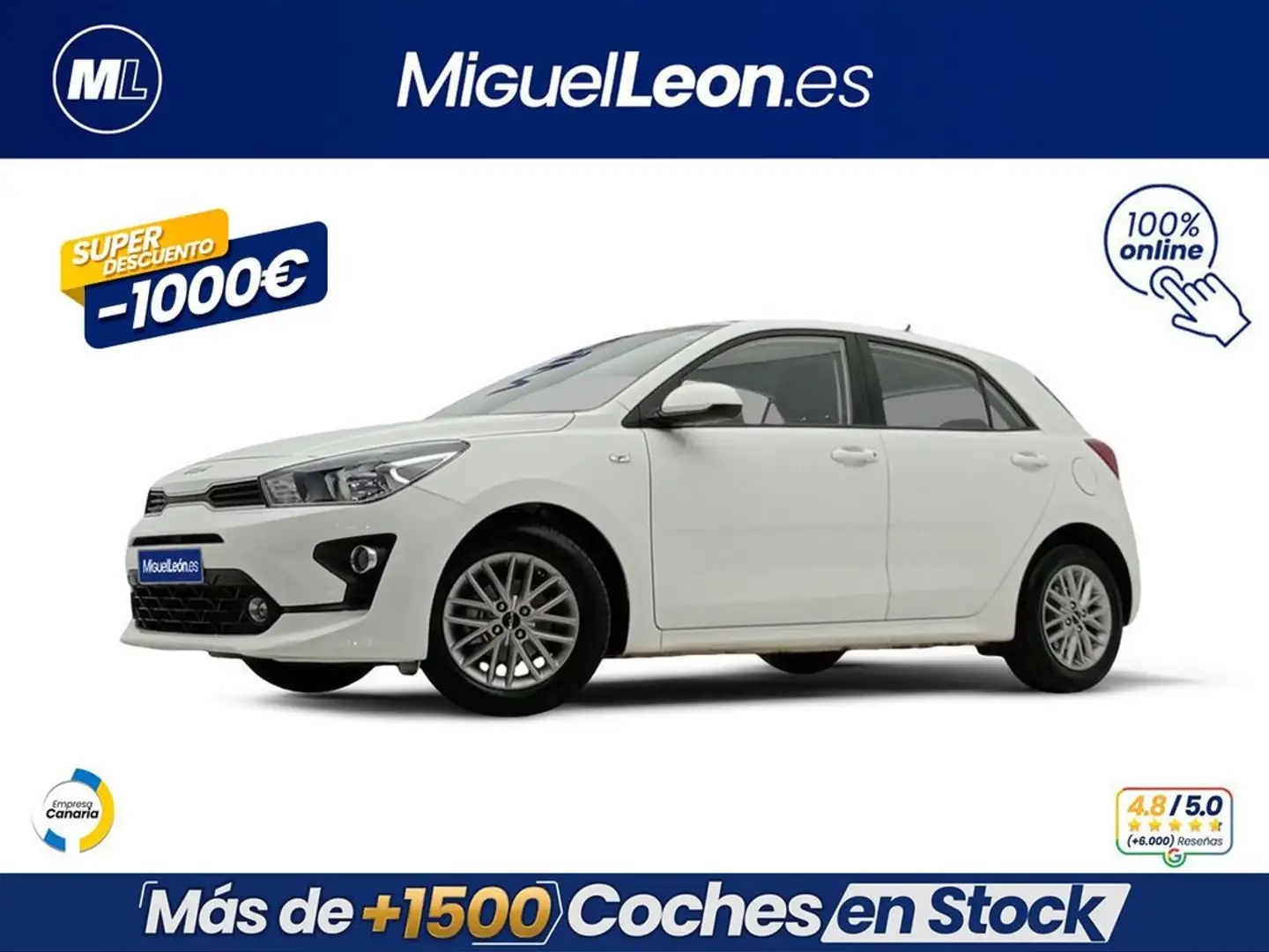 Kia Rio 1.2 DPi Concept 84 Blanc - 1