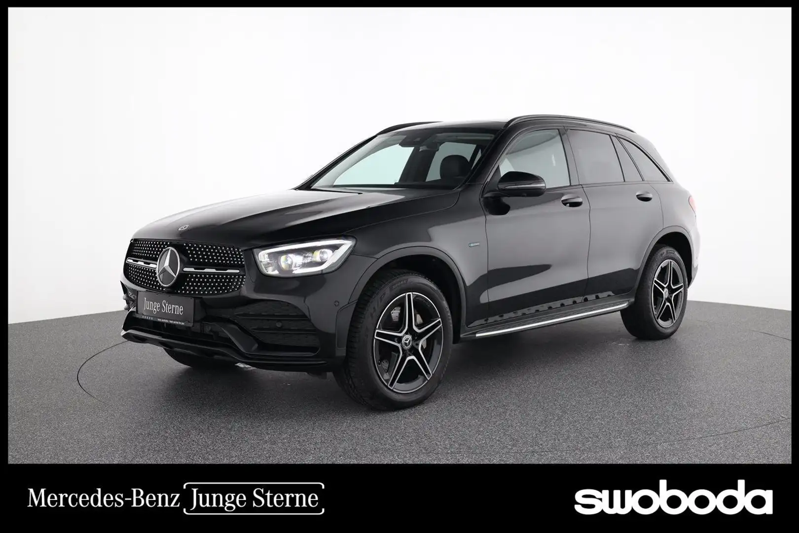 Mercedes-Benz GLC 300 de 4M AMG Line LED NAVI AHK Pano 360 Kamer Schwarz - 1