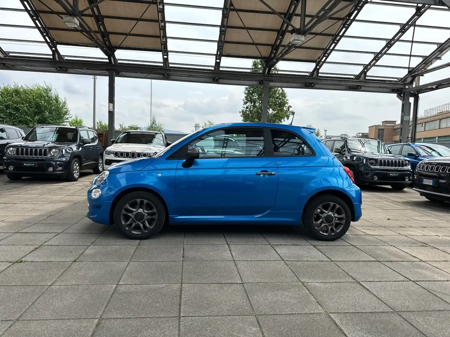 Fiat 500 1.0 70cv Ibrido Sport Blauw - 2