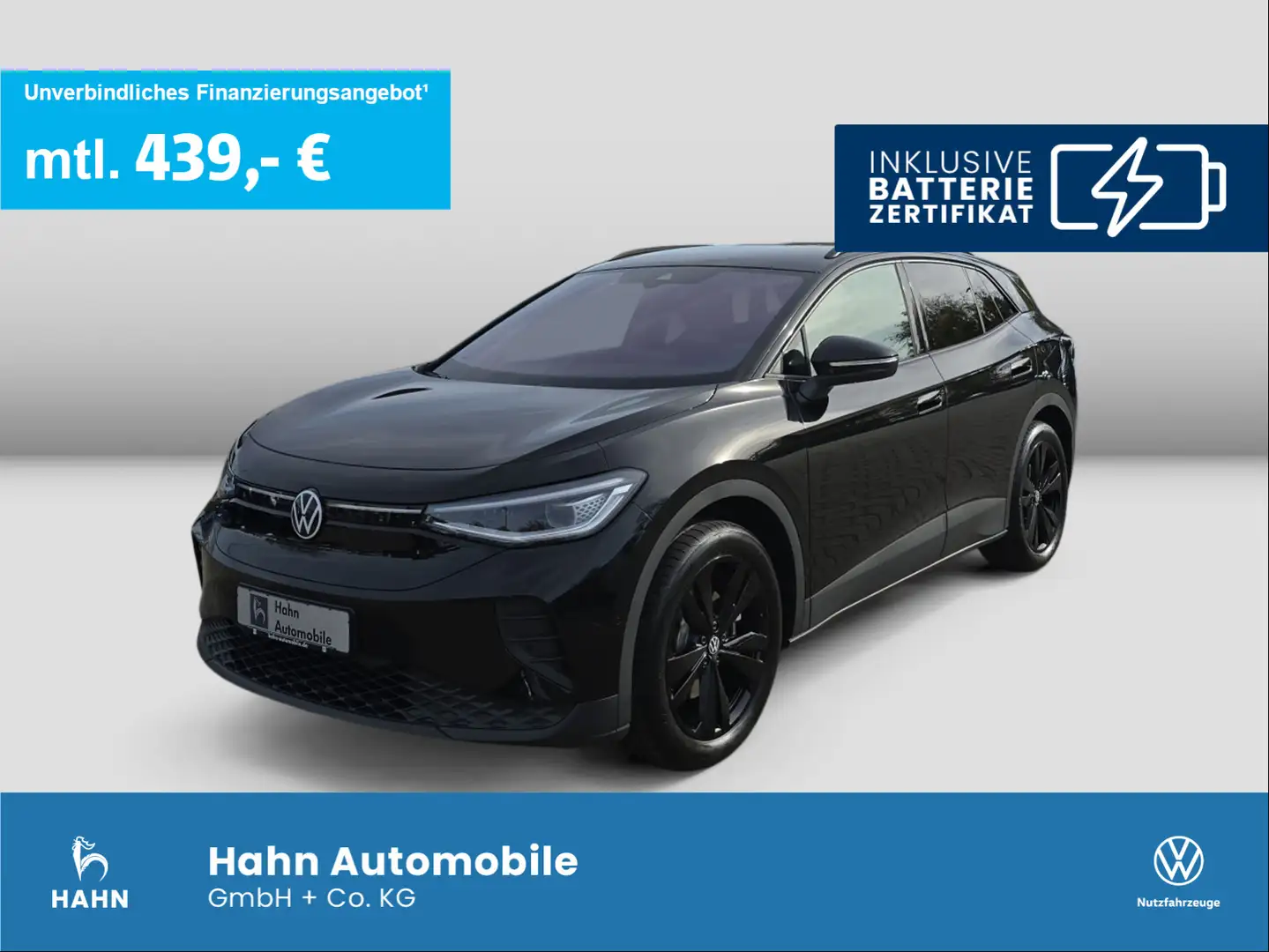 Volkswagen ID.4 Pure BLACK EDITION 170 PS 52 kWh AHK Schwarz - 1