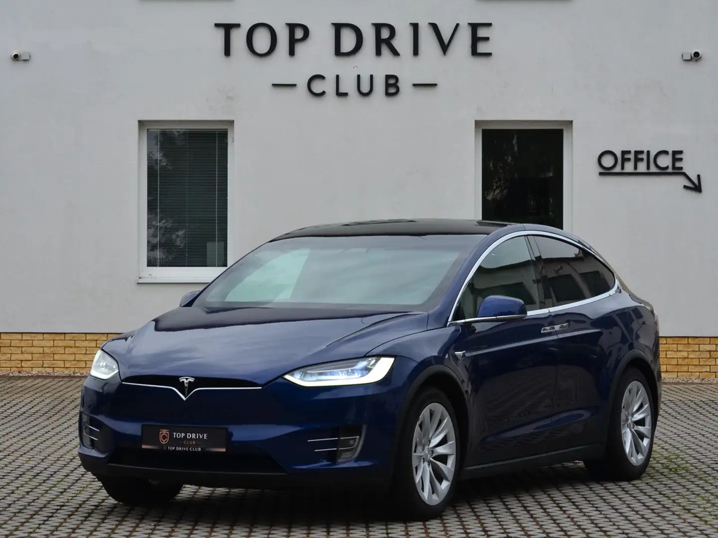 Tesla Model X Long Range +/FSD/AHK/FREE CHARG Albastru - 1