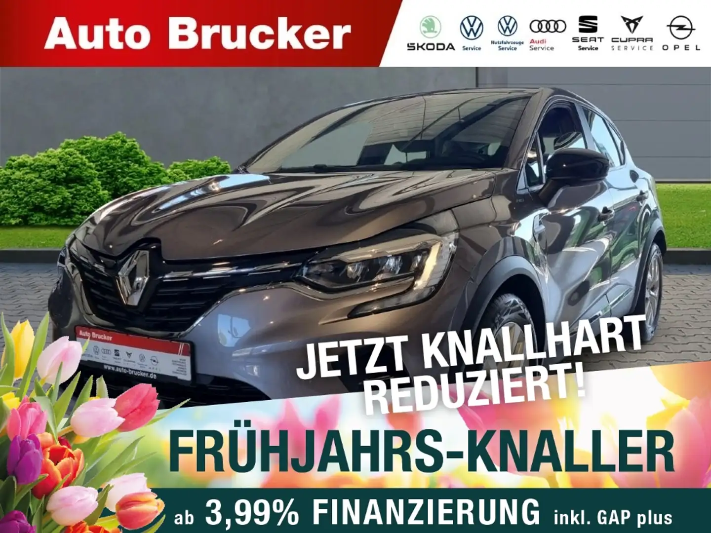 Renault Captur II Experience 1.0 TCe 100+Klimaanlage+Sitzheizung Gris - 1