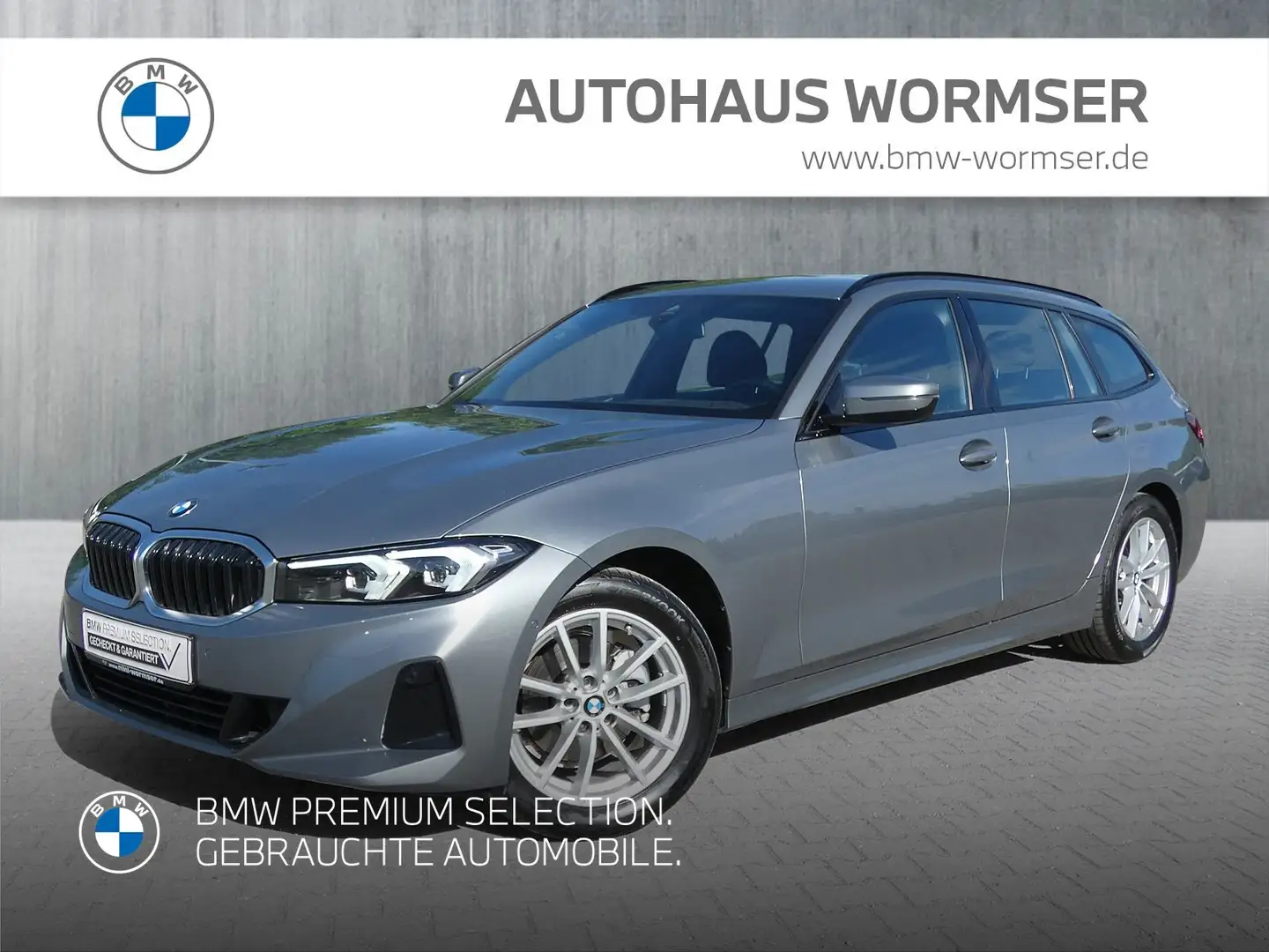 BMW 320 d Touring DAB Tempomat Parkassistent Shz Grijs - 1
