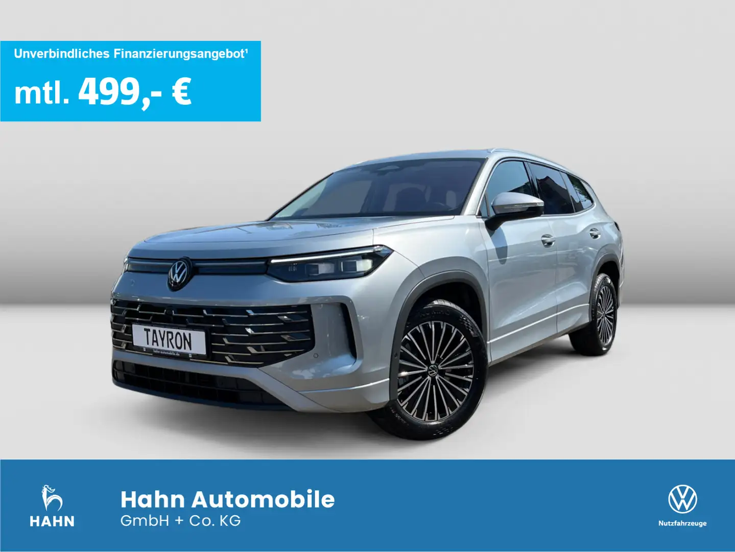 Volkswagen Tayron Elegance 2,0TSI DSG 4MO AHK STANDHEIZ NAV Argent - 1
