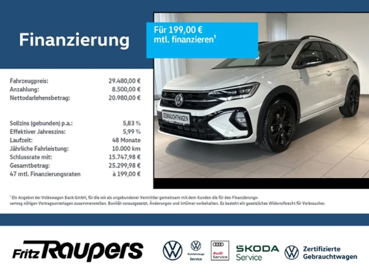 Volkswagen Taigo 1.0 TSI DSG R-line Gris - 1