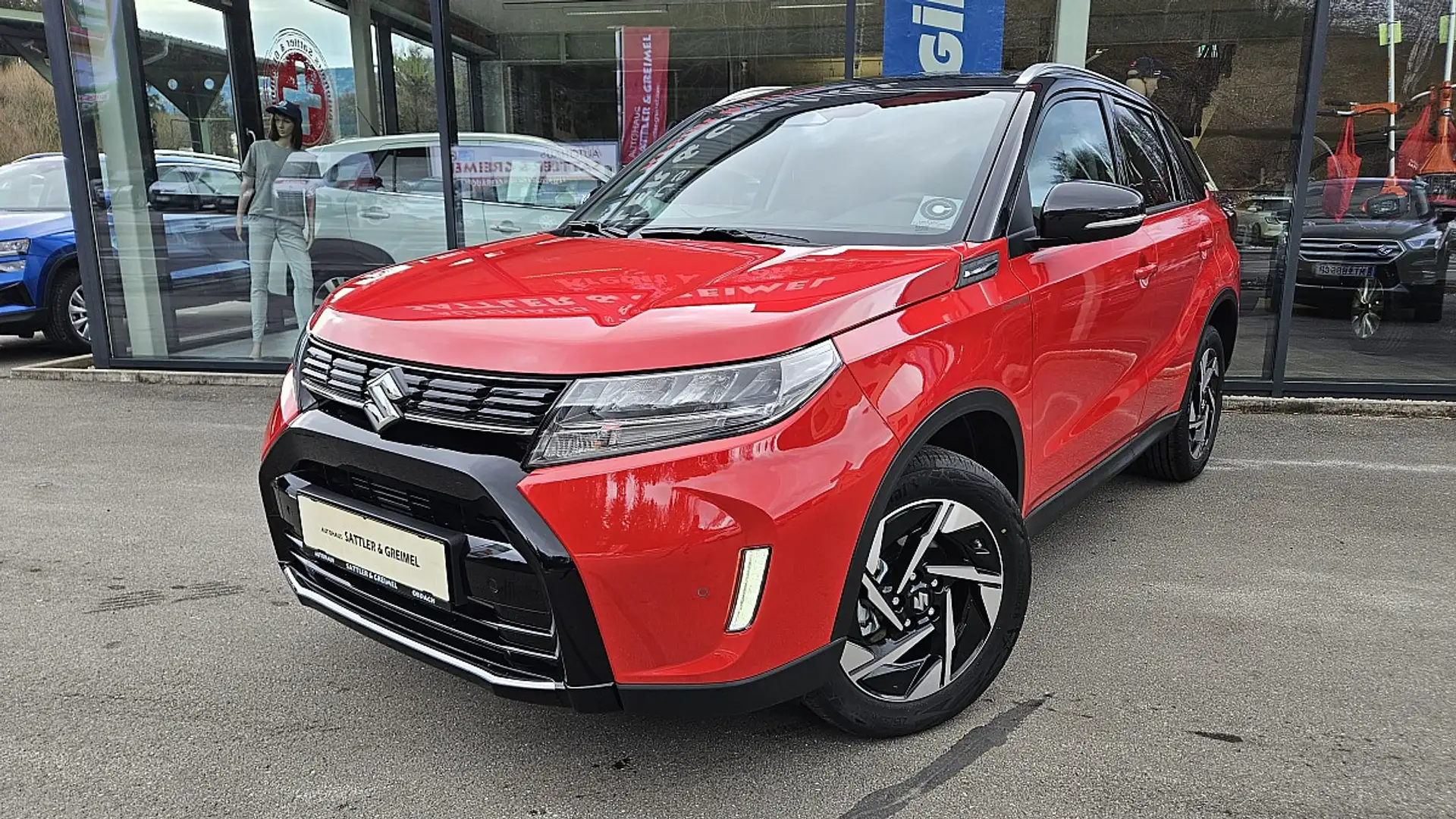 Suzuki Vitara 1,4 Hybrid ALLGRIP flash Aut. Rood - 1