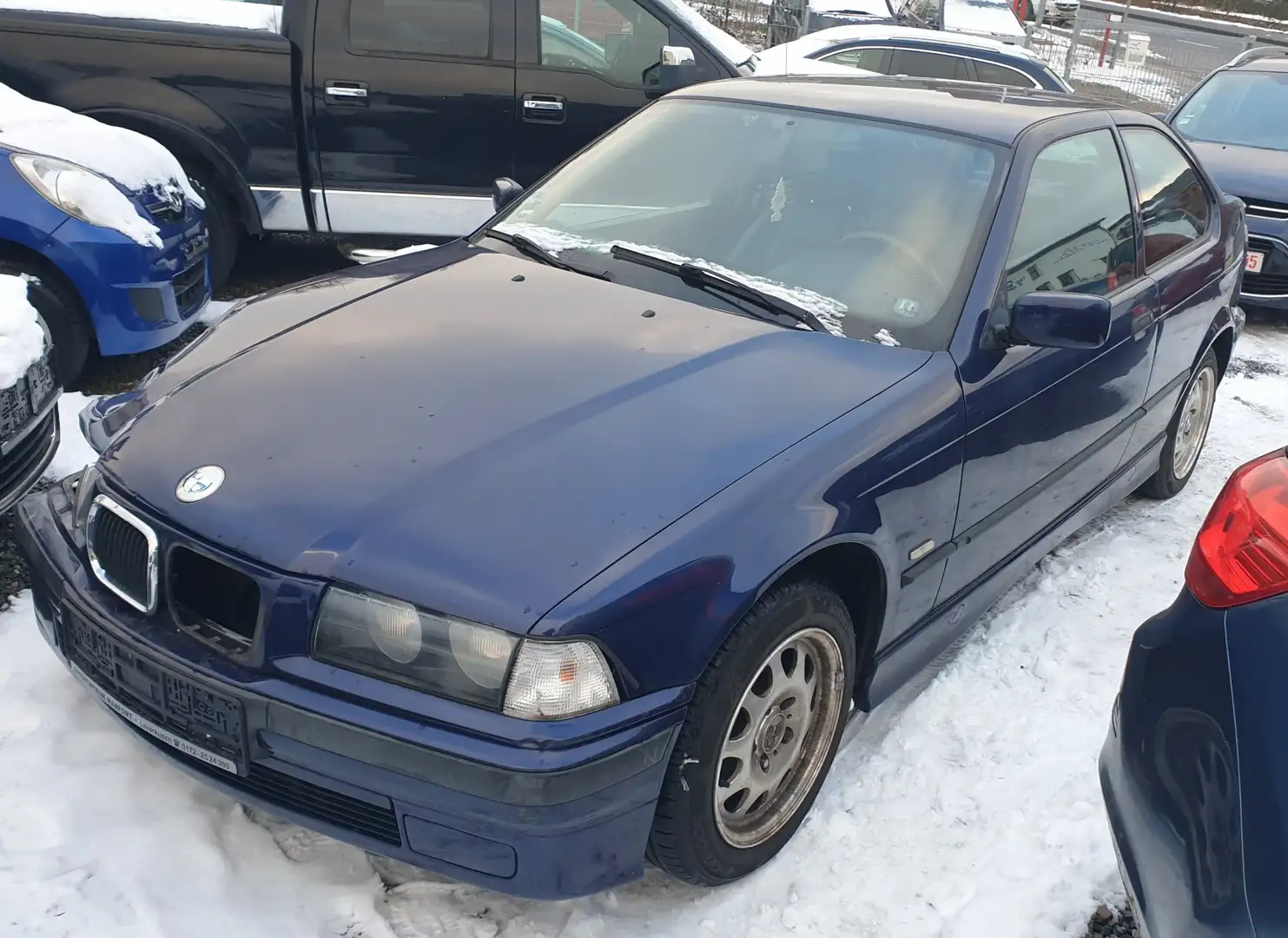 BMW 316 3er 316i compact Comfort Edition.Leder.Klima.Ufal Blau - 2