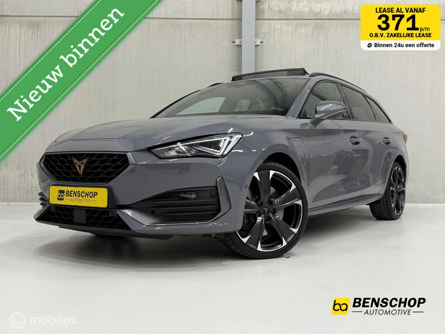 CUPRA Leon Sportstourer 1.4 e-Hybrid 245 Panodak Bucket Stoel Gris - 1