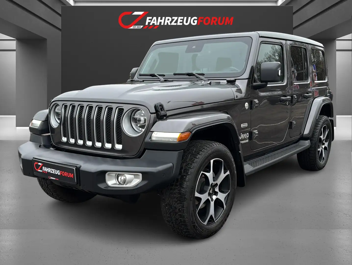 Jeep Wrangler Unlimited Sahara Overland Panoramadach Grau - 1