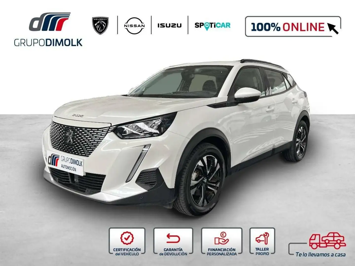 Peugeot 2008 Allure Eléctrico 100kW Bianco - 1