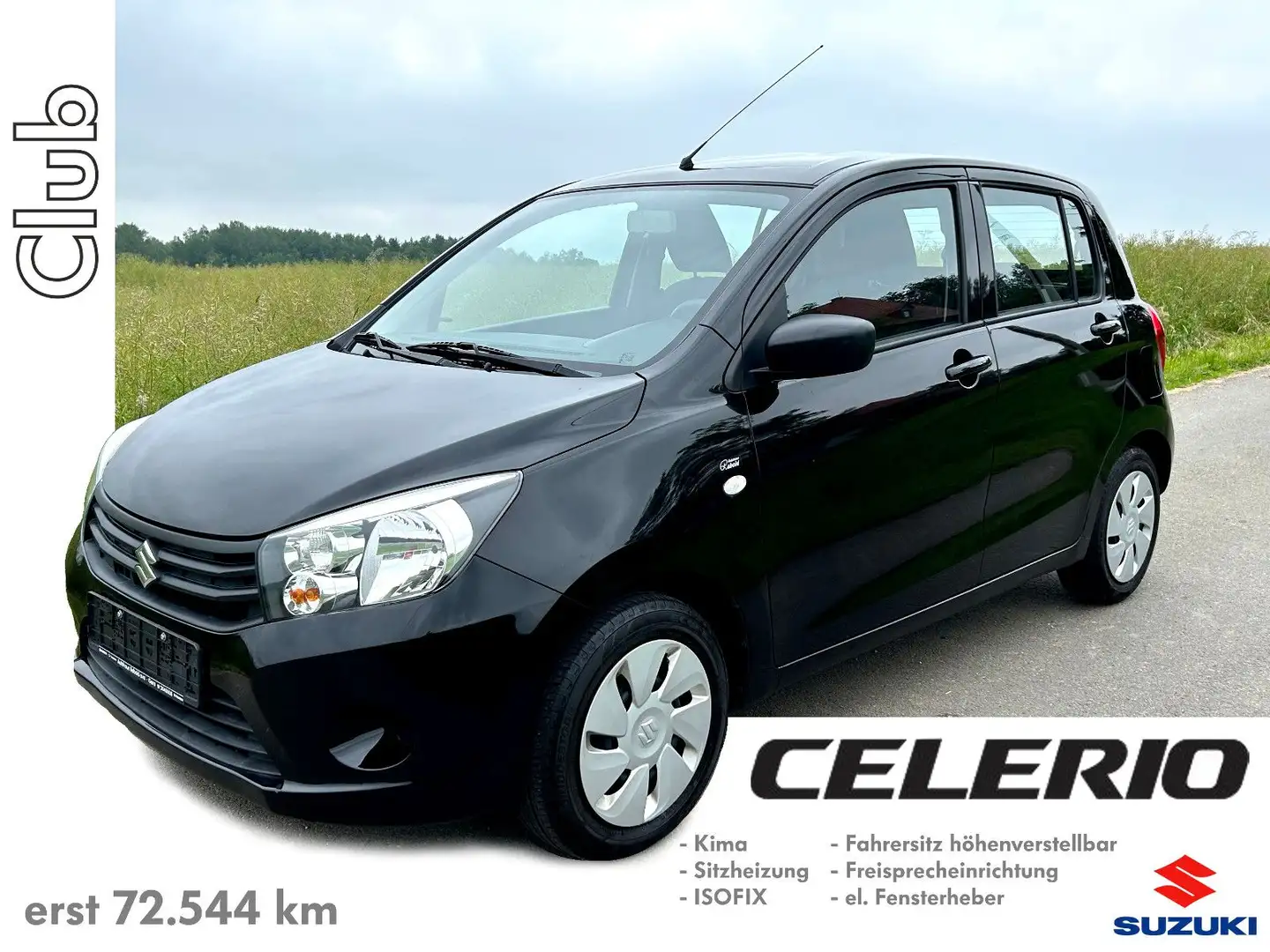 Suzuki Celerio Club Klima Sitzheizung TÜV neu Funk ZV Negro - 1
