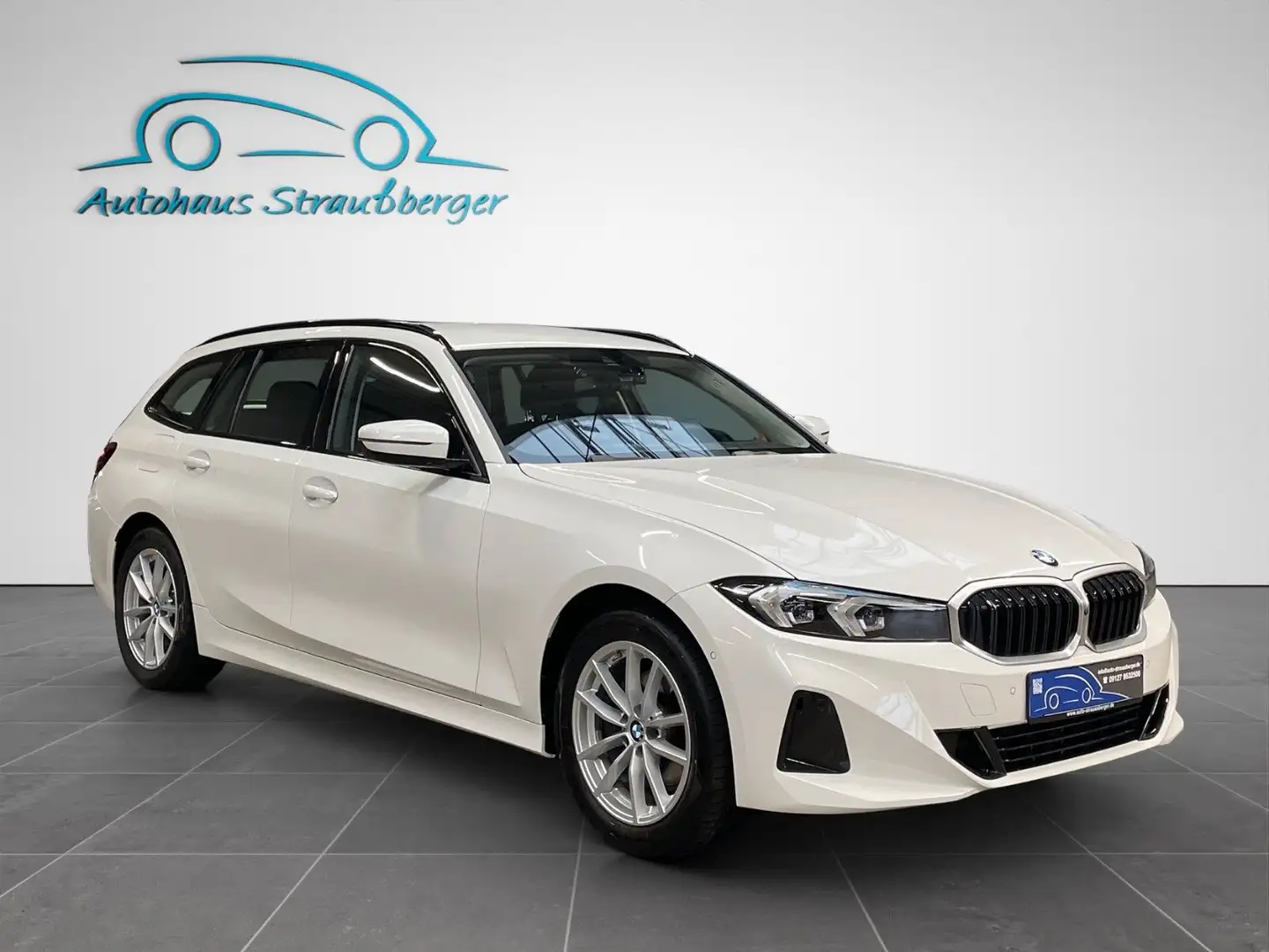 BMW 320 xd Touring QI HUD SHZ KZU LCProf 3ZK 360°view Blanc - 2