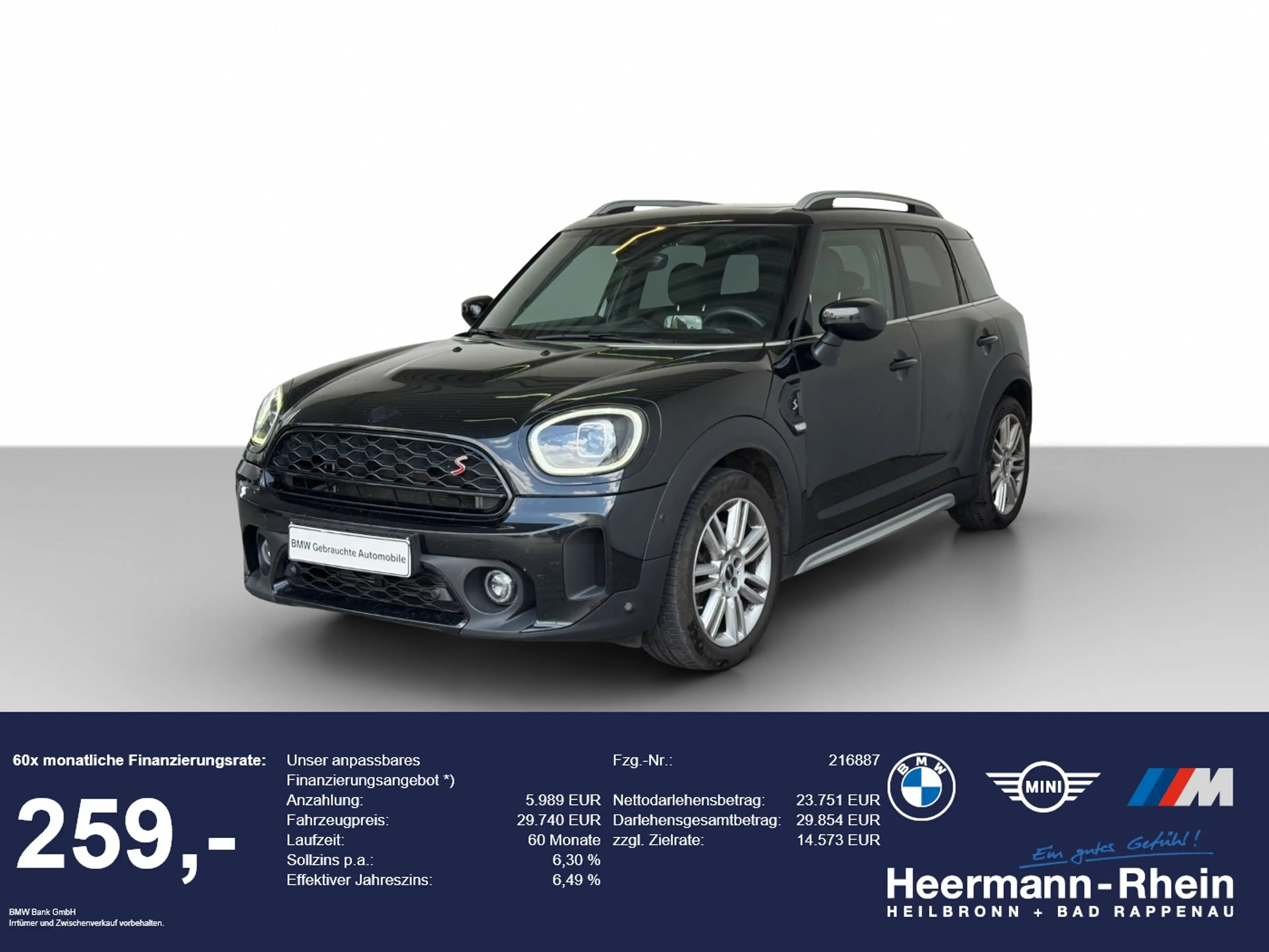 MINI Cooper S Countryman ALL4 Aut. Navi.HUD.LED.ACC.